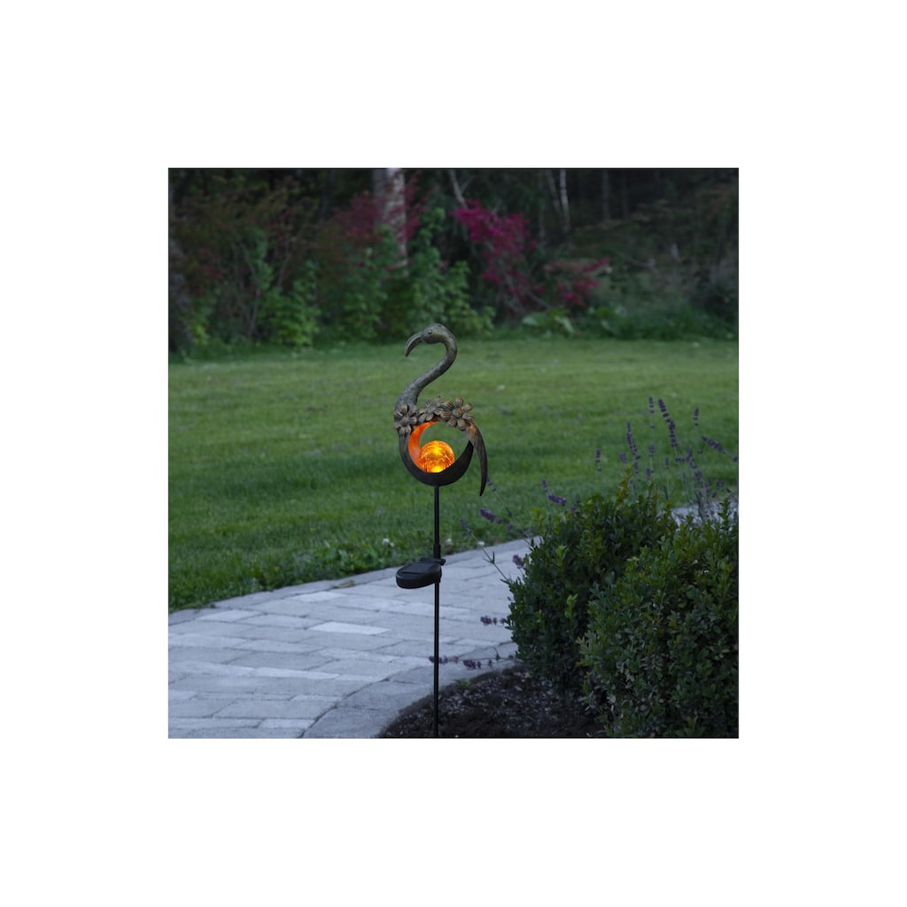 STAR TRADING Gartenleuchte »Solar Decoration Melilla Bird«