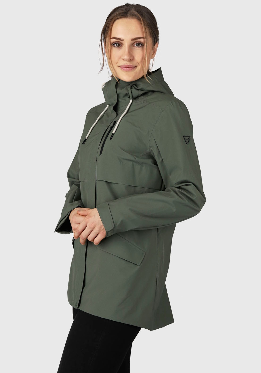 Brunotti Funktionsjacke mit Kapuze Weicher Kinnschutz YKK