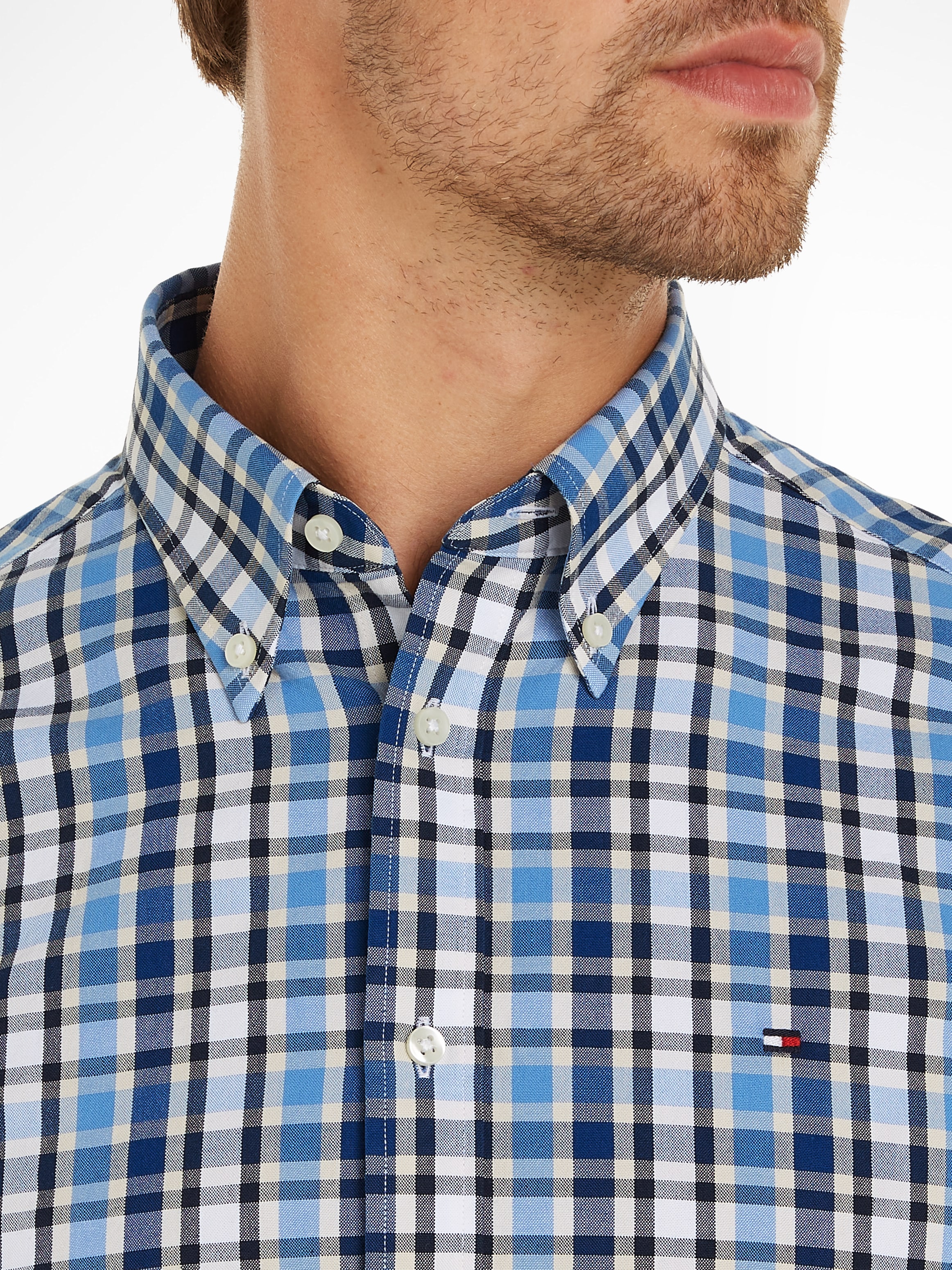 Tommy Hilfiger Langarmhemd »CL-W OXFORD MULTI GINGHAM SF«