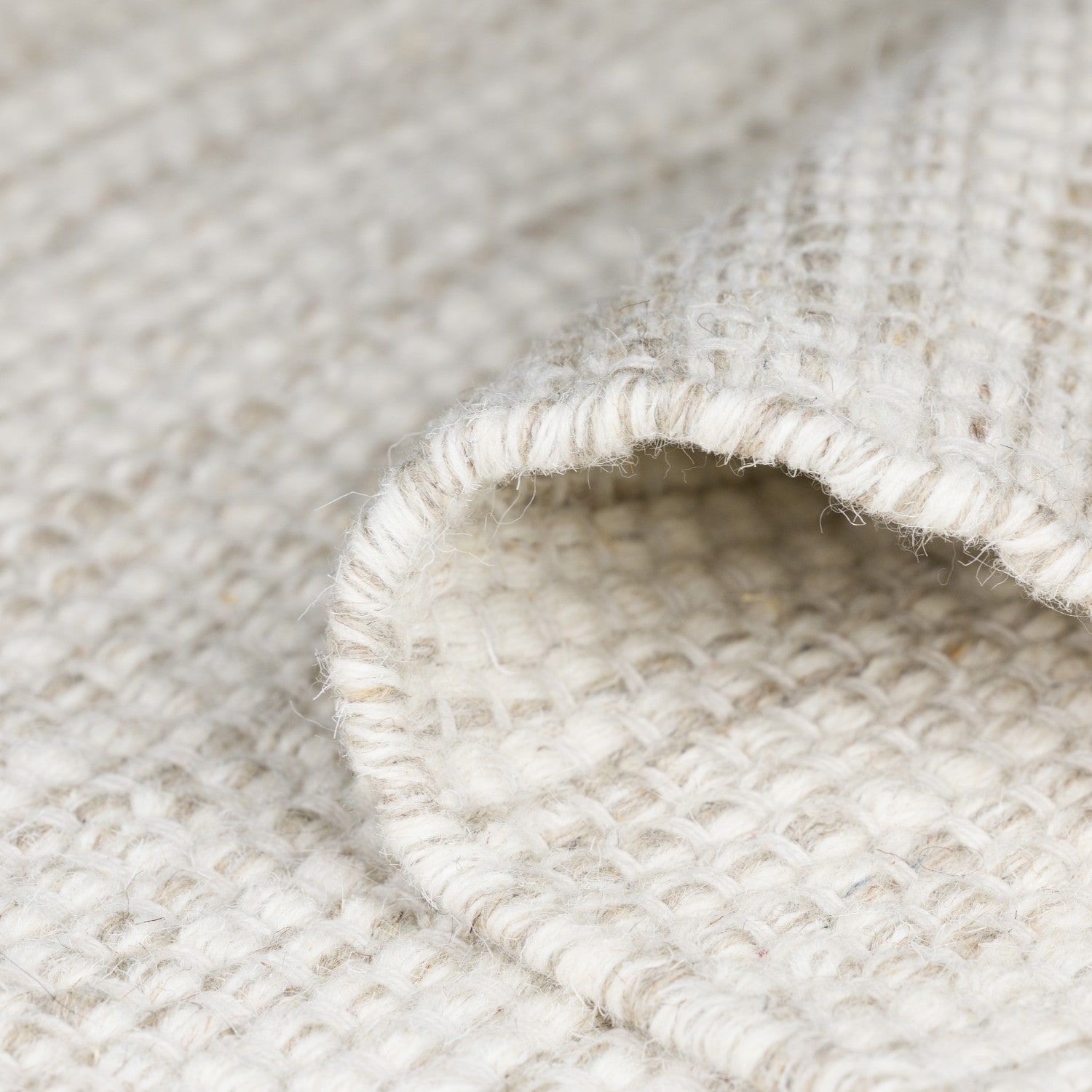 Myflair Möbel & Accessoires Wollteppich »WOOLY DREAM«, rund, 10 mm Höhe, handgewebter Wendeteppich, meliert, reine Wolle, Wohnzimmer
