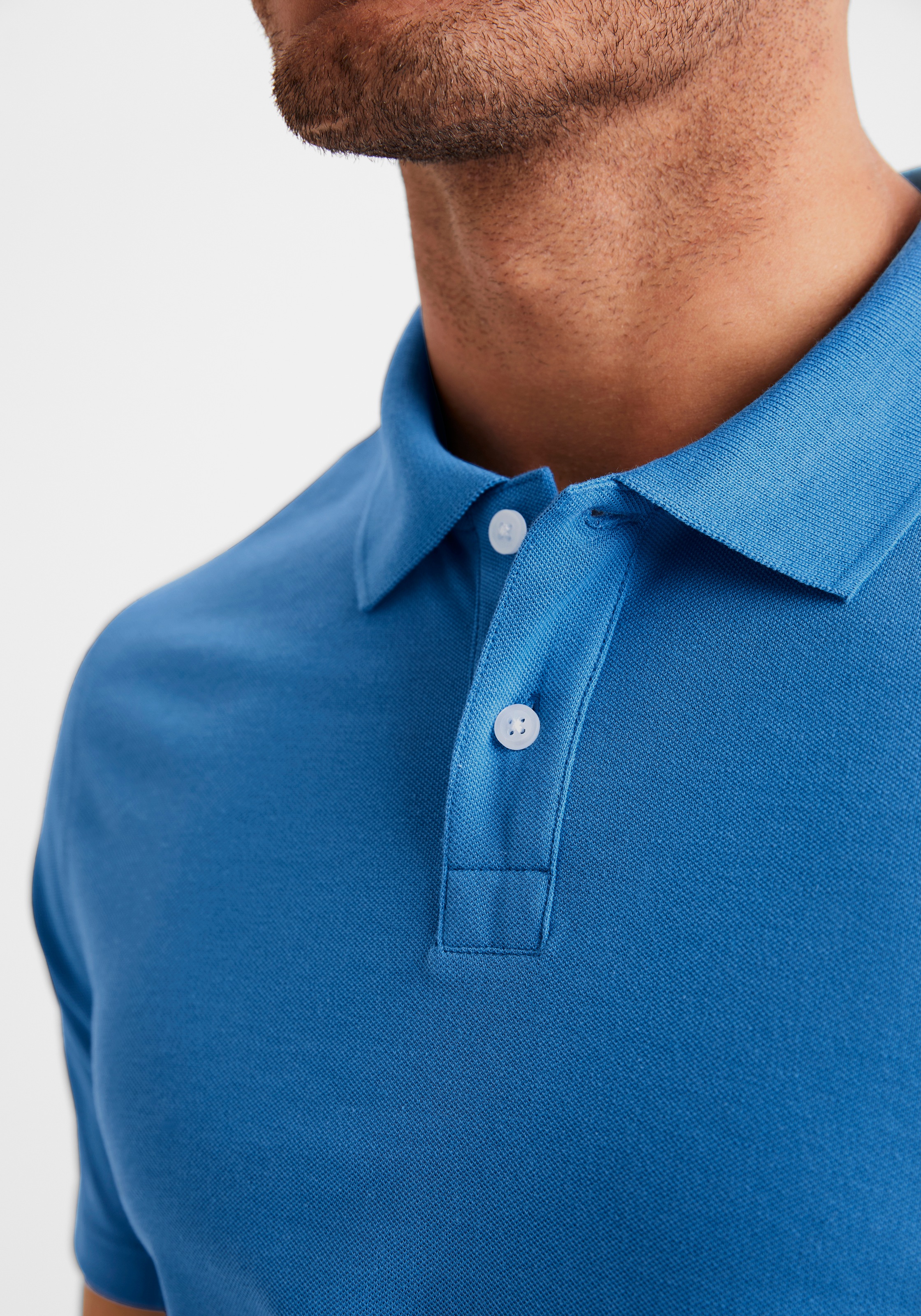 Beachtime Poloshirt, Kurzarm, Shirt mit Polokragen, Baumwoll-Piquè