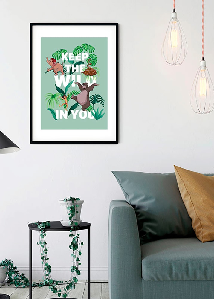 Komar Poster »Jungle Book Keep the Wild«, Disney, (1 St.), Kinderzimmer, Schlafzimmer, Wohnzimmer