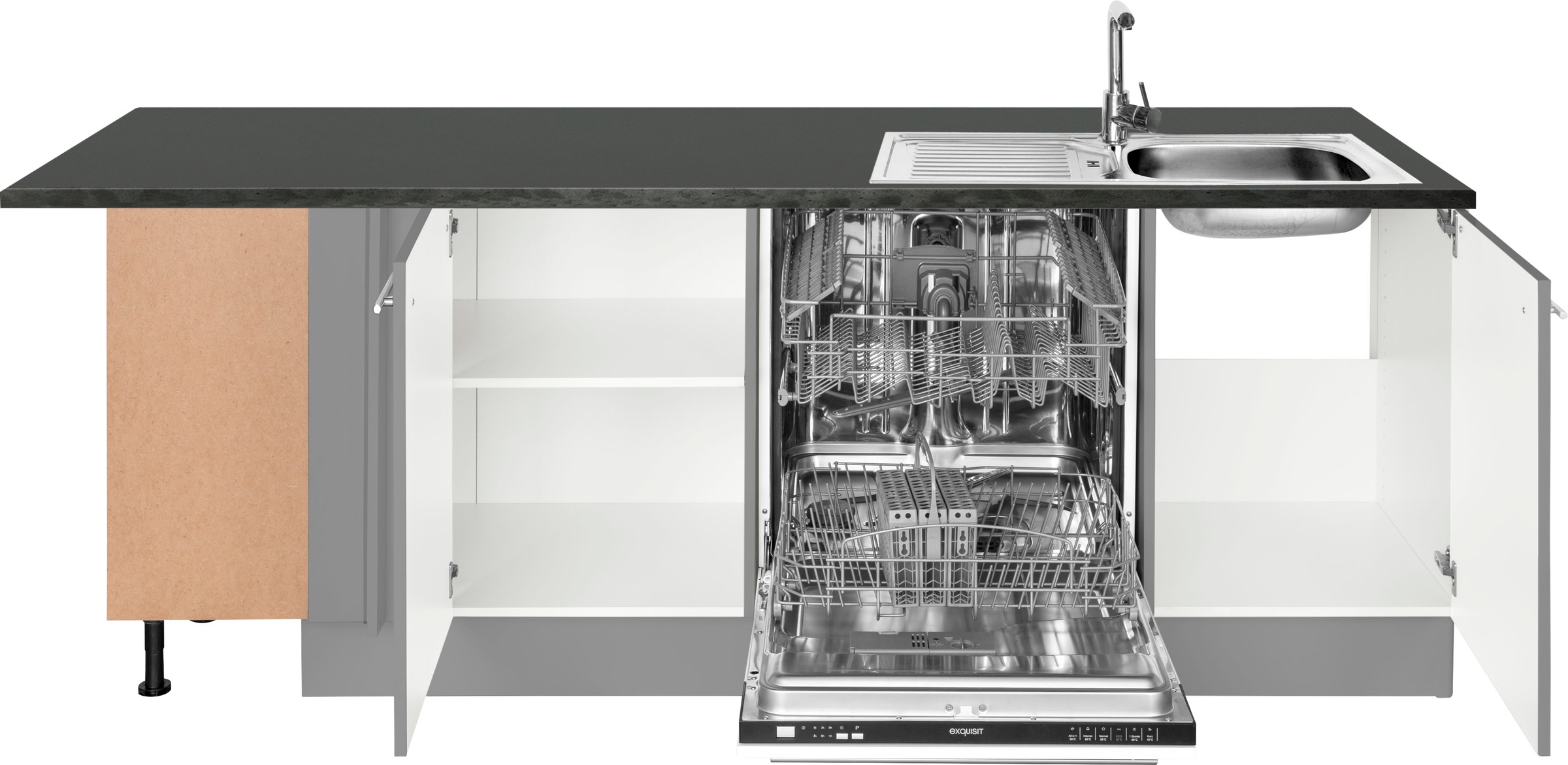 ❤ OPTIFIT Winkelküche »Bern«, Stellbreite 285x225 cm, wahlweise mit E- Geräten ordern im Jelmoli-Online Shop