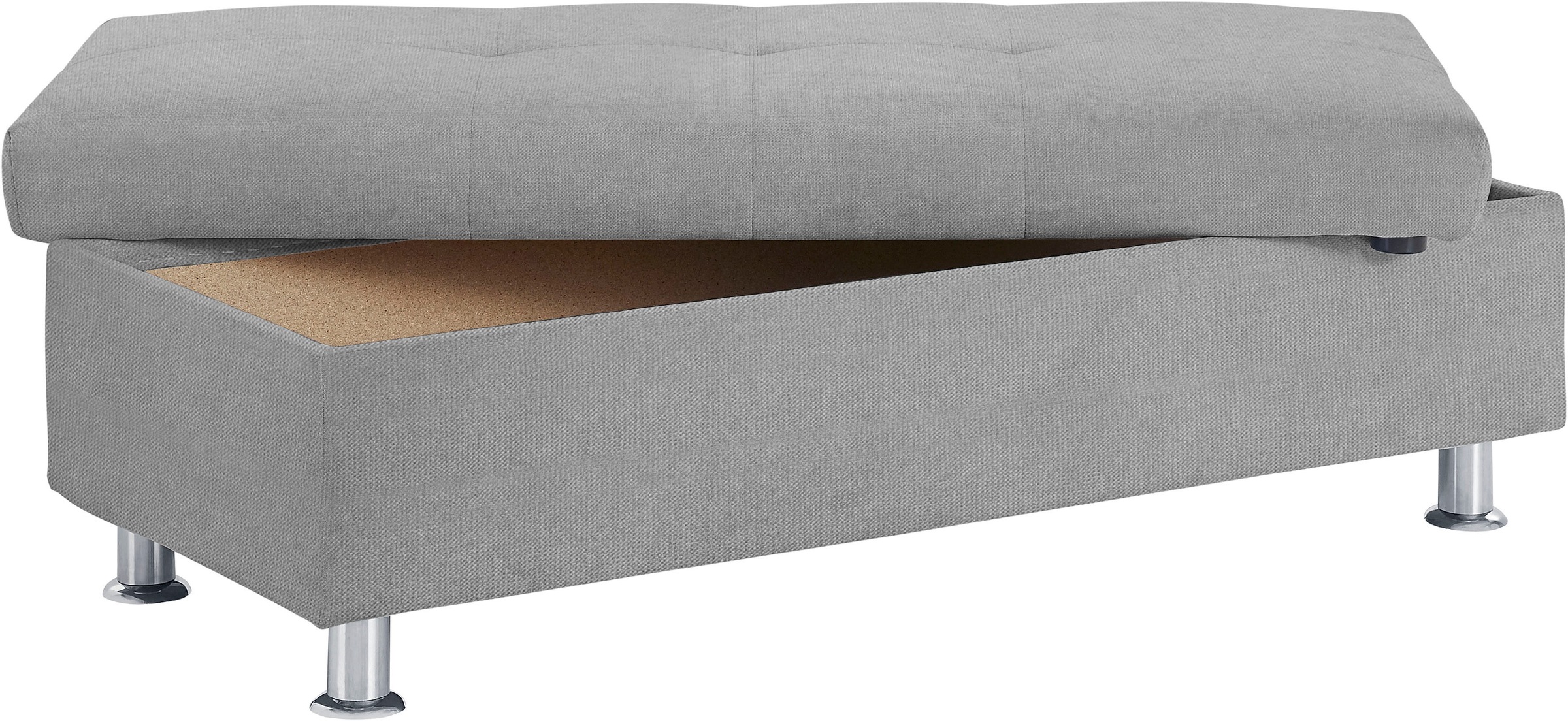 DOMO collection Stauraumhocker »Franzi«, mit grossem Stauraumfach