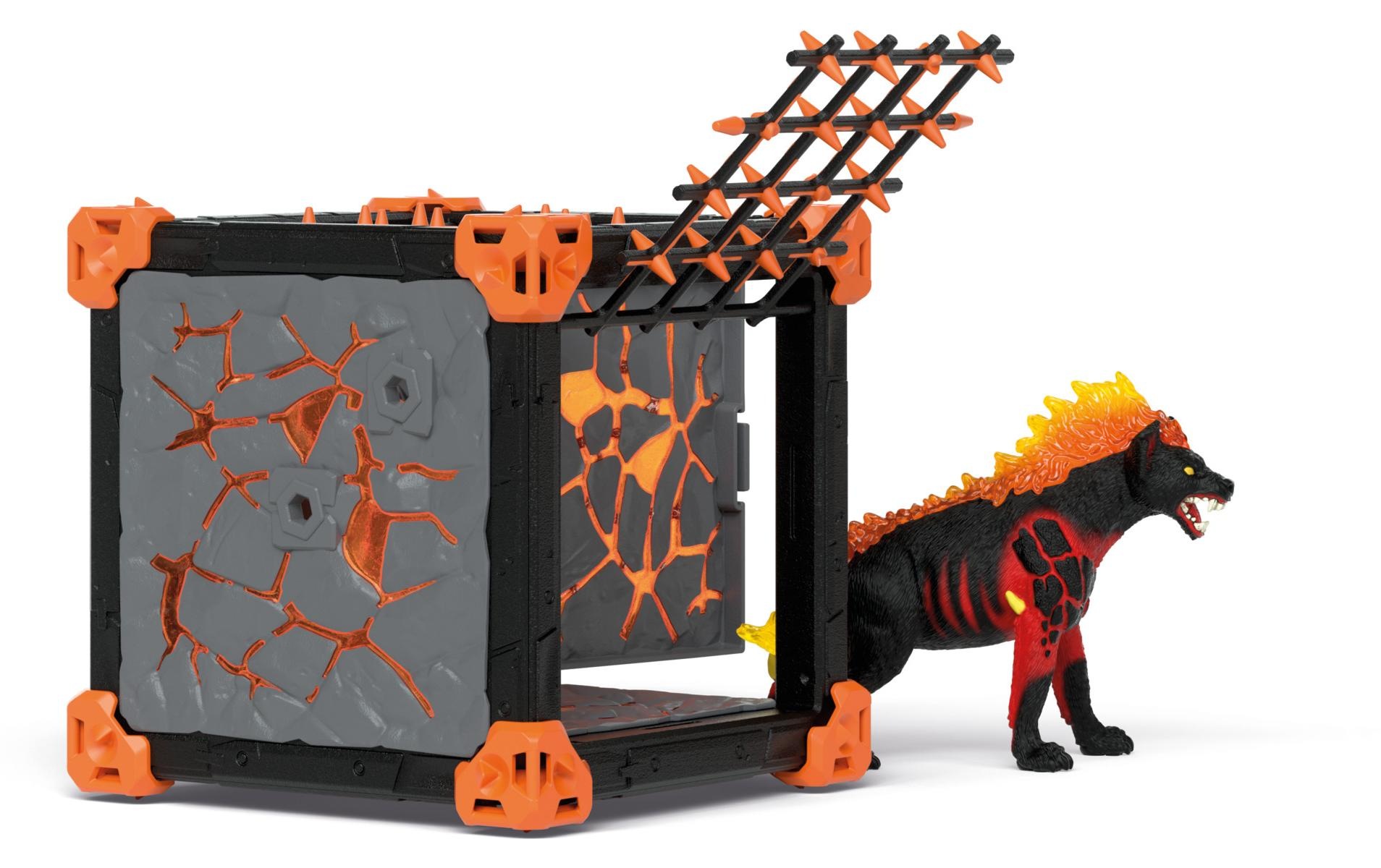 Schleich® Spielfigur »BattleCave Lavahyäne«