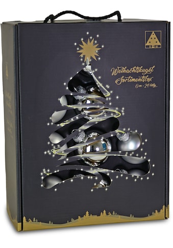 RIFFELMACHER & WEINBERGER Weihnachtsbaumkugel, (Set, 24 St.), Ø ca. 6 cm, aus Glas,... kaufen