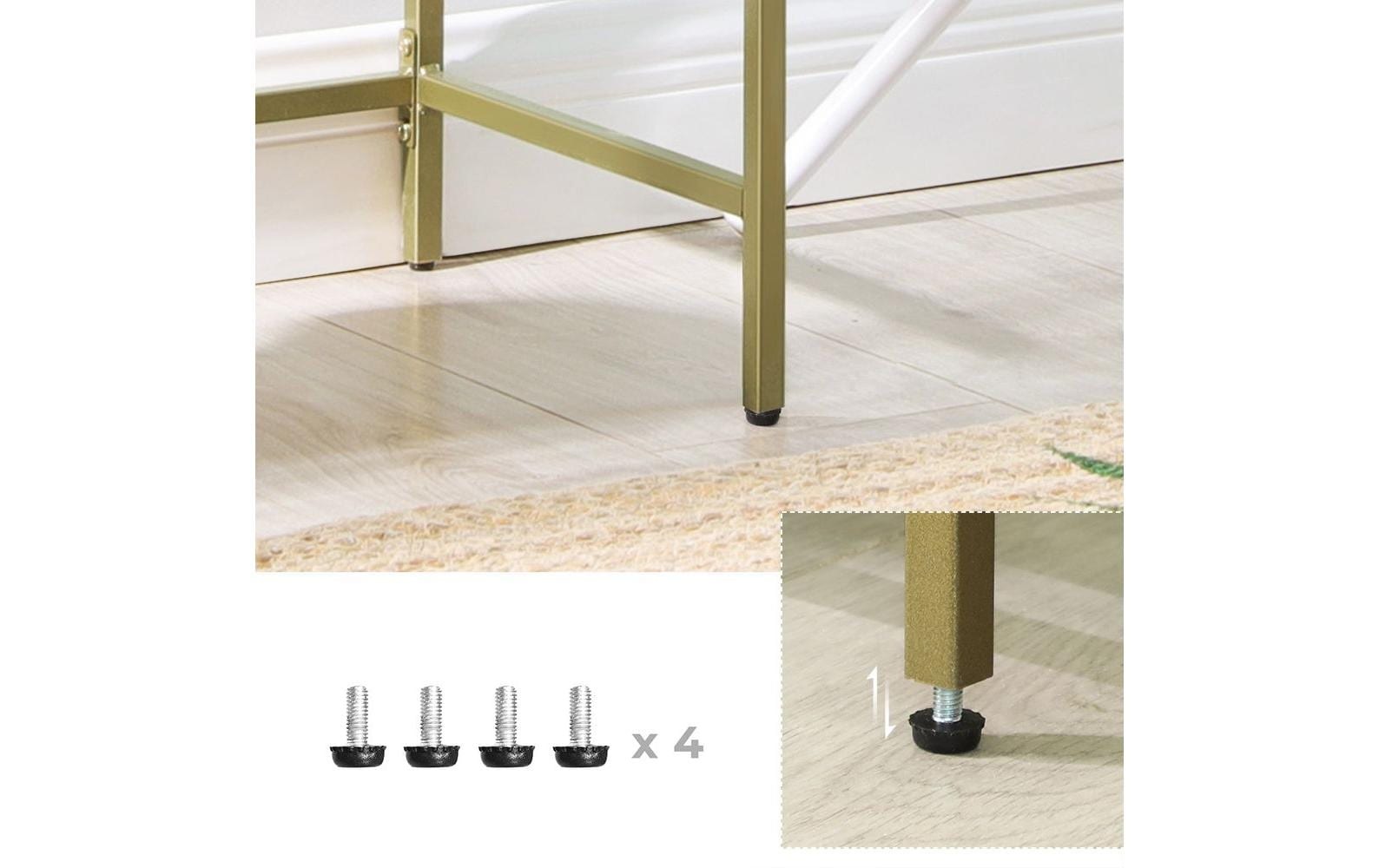 VASAGLE Regal »40 x 30 x 95 cm, Goldfarben«