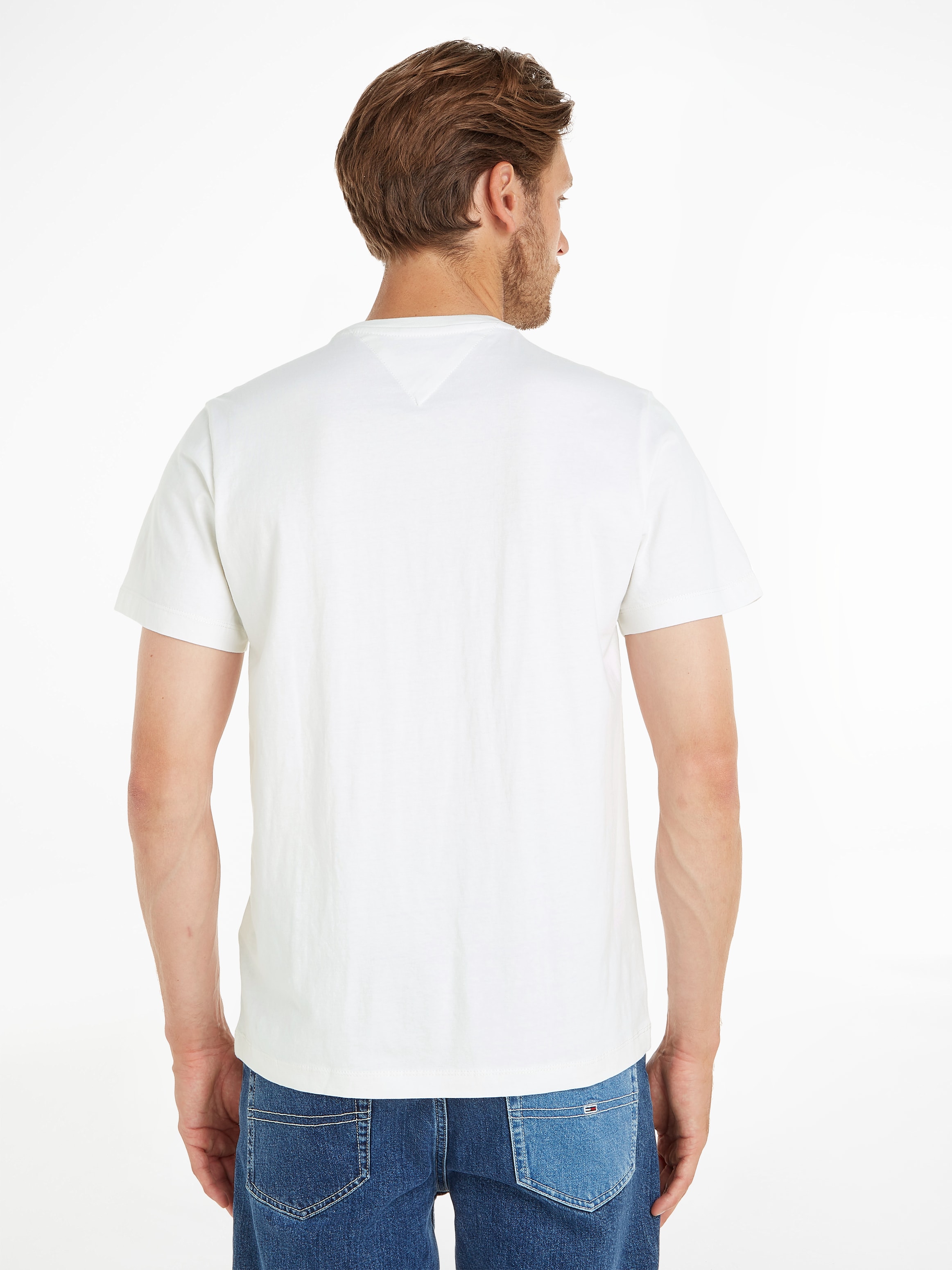 Tommy Jeans T-Shirt »TJM CLASSIC JERSEY C NECK«, mit Logostickerei