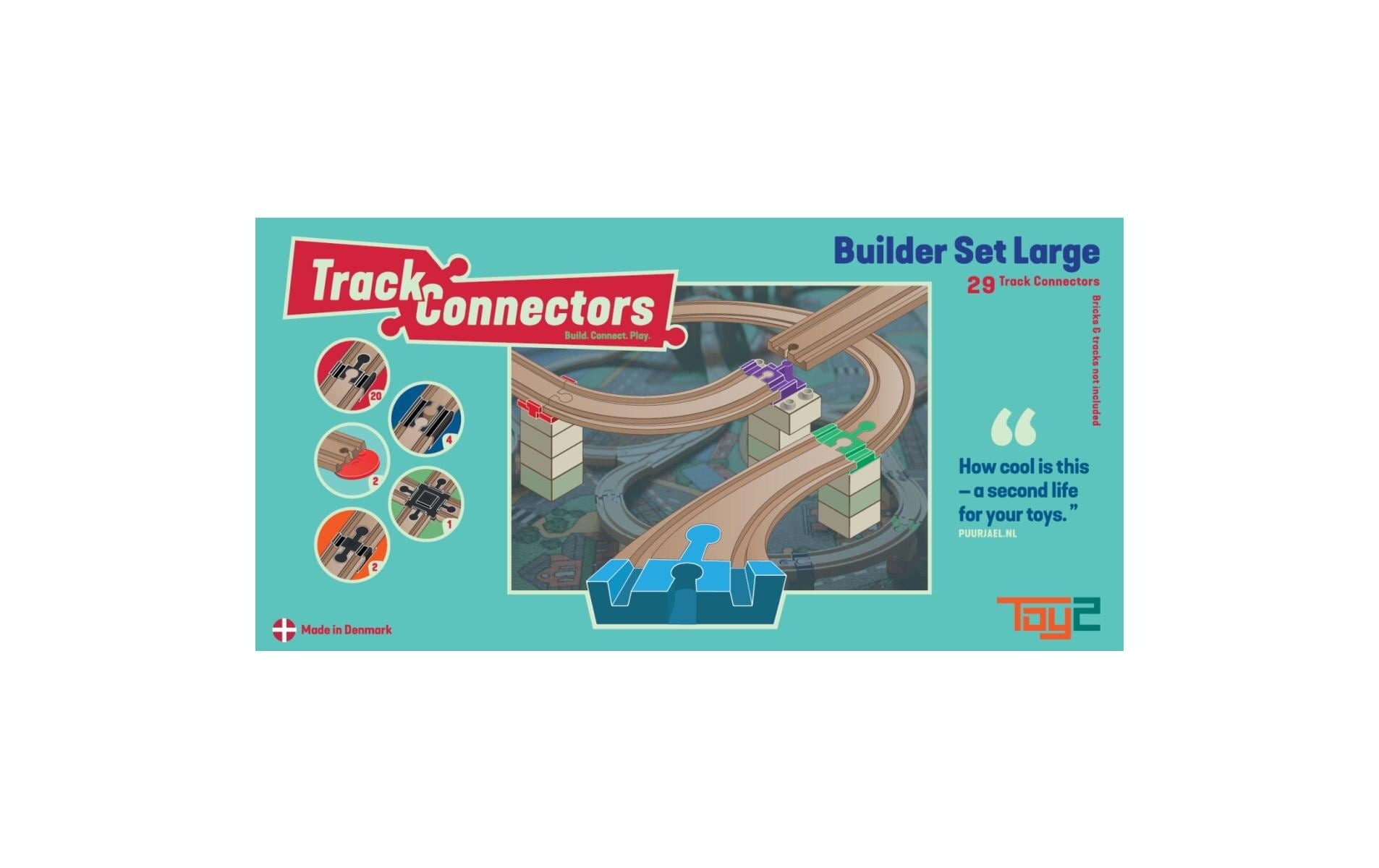 Spielzeugeisenbahn-Kreuzung »Toy2 Builder Set Large«