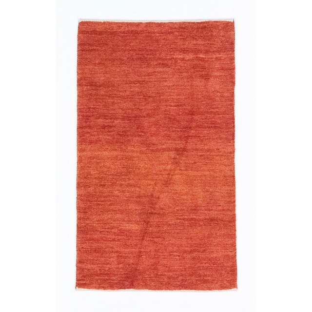 morgenland Wollteppich »Gabbeh Teppich handgeknüpft orange«, rechteckig,  handgeknüpft online shoppen | Jelmoli-Versand