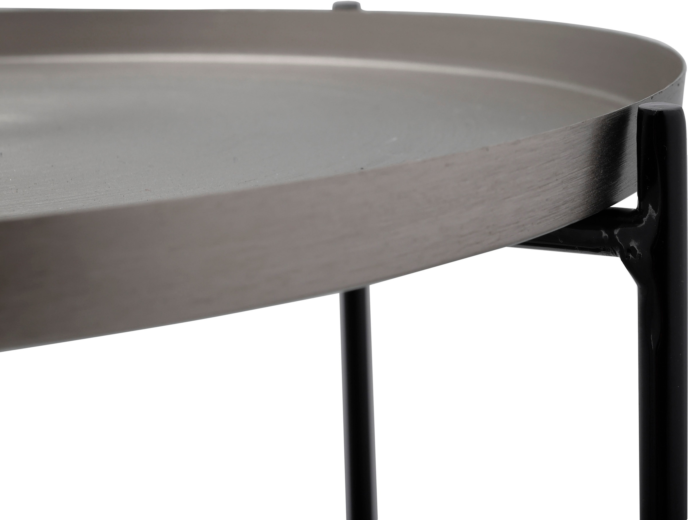 Kayoom Beistelltisch »Louisa 125, Beistelltisch aus Metall und Marmor, attraktives Design«, (1 St.), Dekorativ, edle Marmorplatte und Metalltablett, stilvolles Design