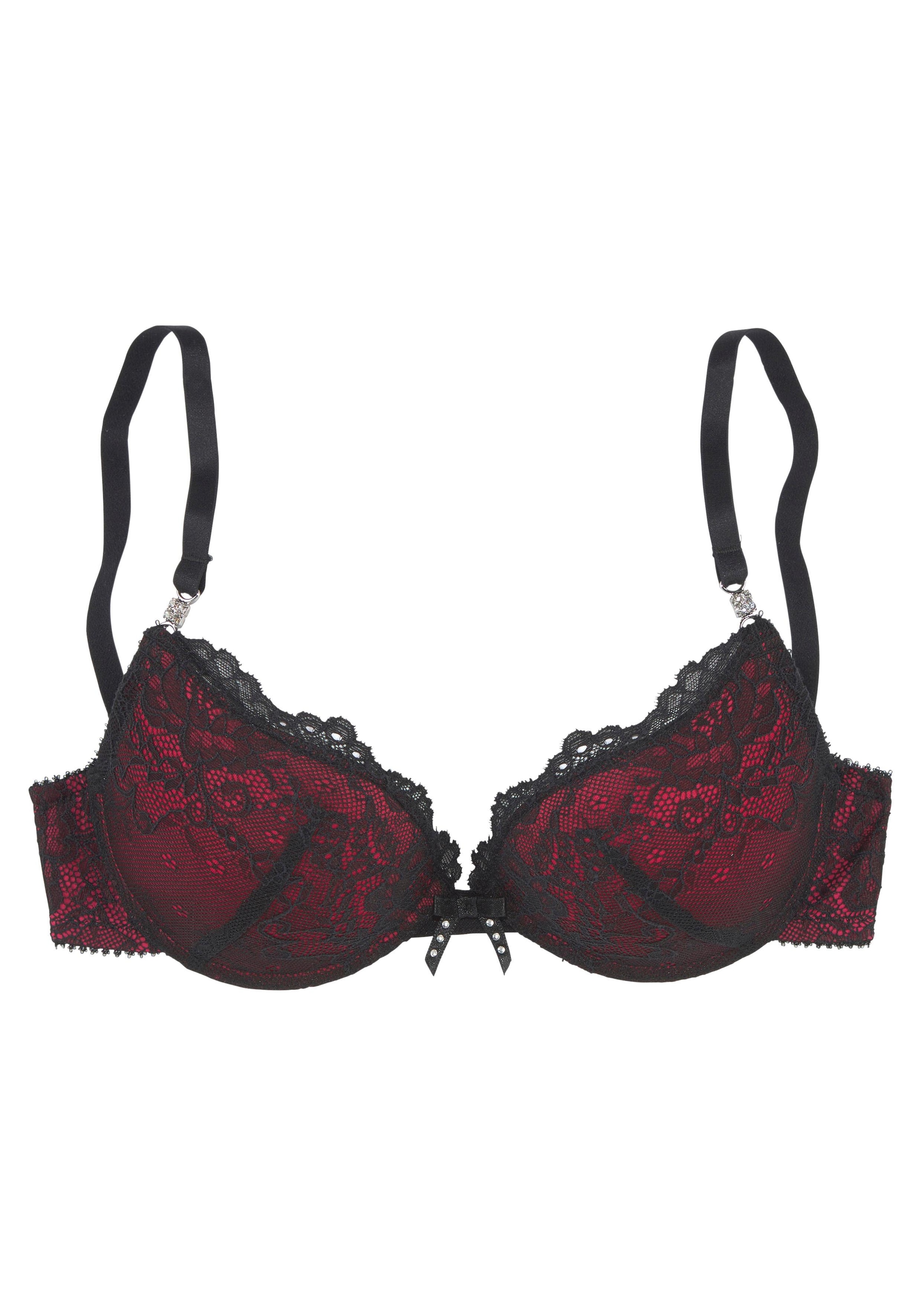 JETTE Push-up-BH, mit aufregender Leo-Spitze, sexy Dessous online