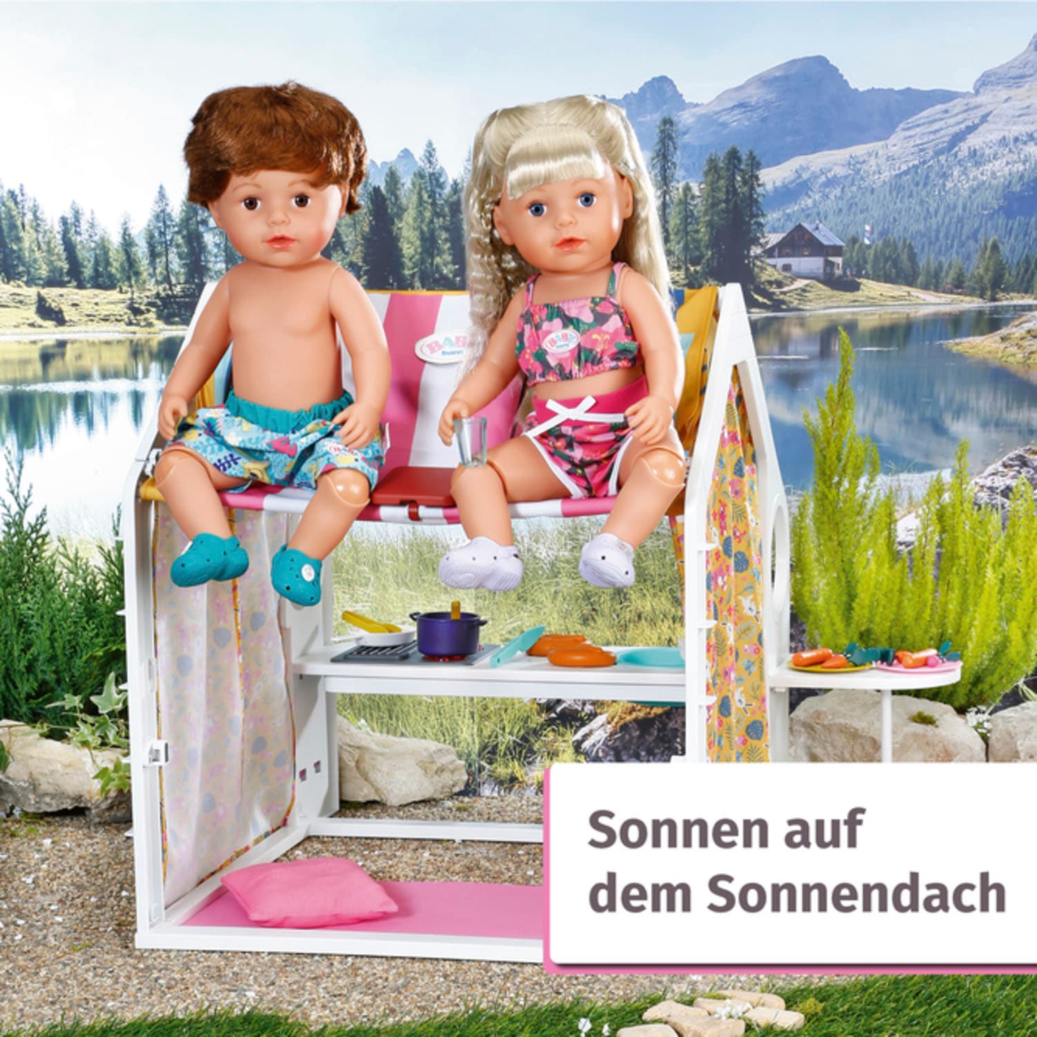Baby Born Puppenhaus »Weekend Haus«, mit Licht- und Soundeffekten