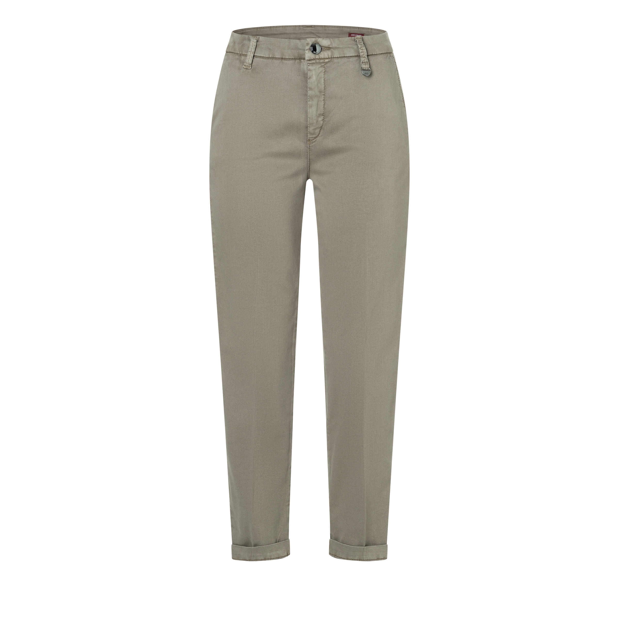 MAC Chinohose »CHINO turn up«, mit dezentem Glanz, elegant und sportiv zugleich