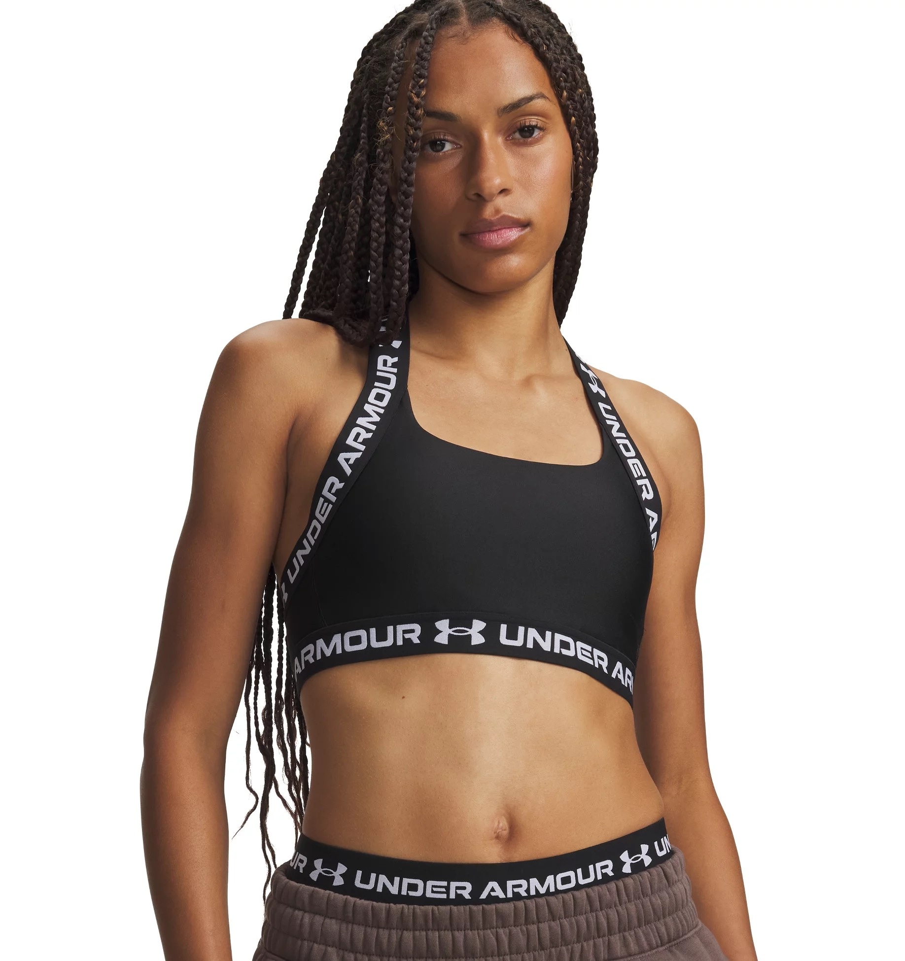 Under Armour Sport-BH "HEATGEAR MID T-BACK" Sport-BH ohne Bügel, für Training und Fitness, mit T-Back-Schnitt