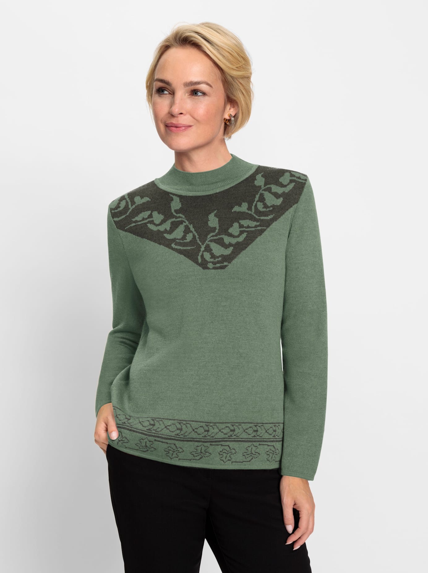 Classic Stehkragenpullover »Pullover«