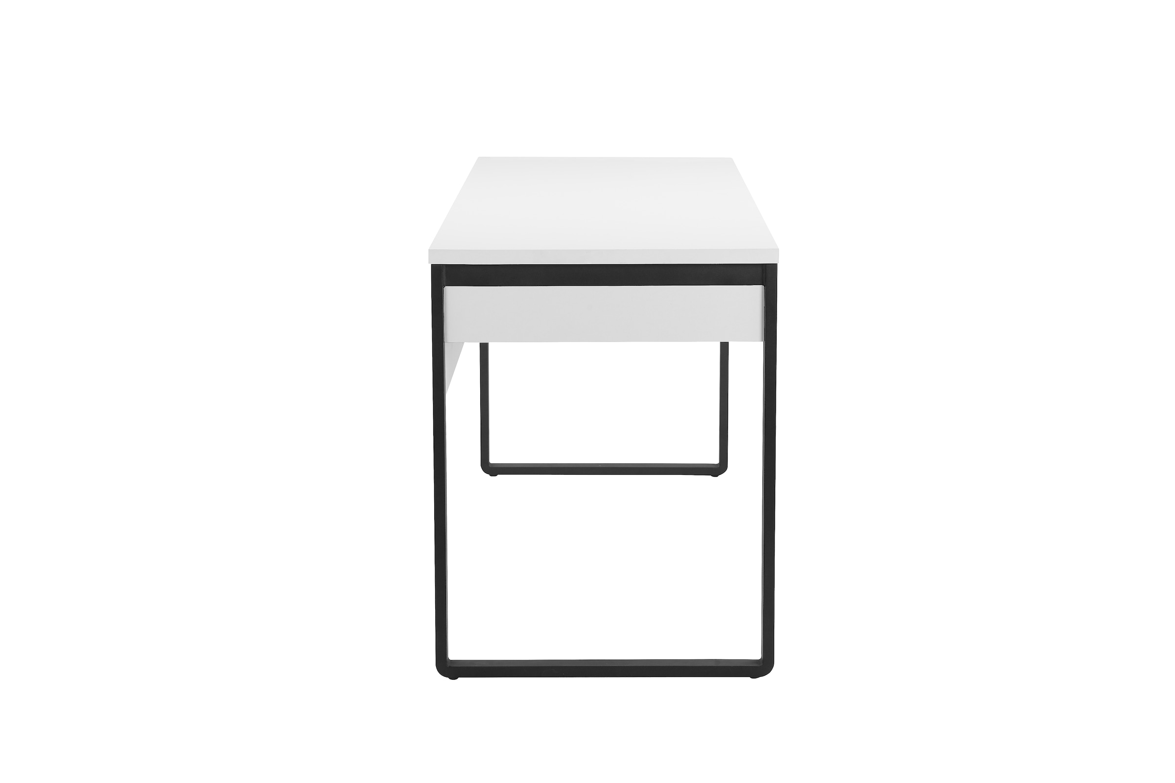 Places of Style Schreibtisch »Moid, Computertisch im modernen Design,«, Breite 120/140/160 cm, mit Metallbeinen & Schublade
