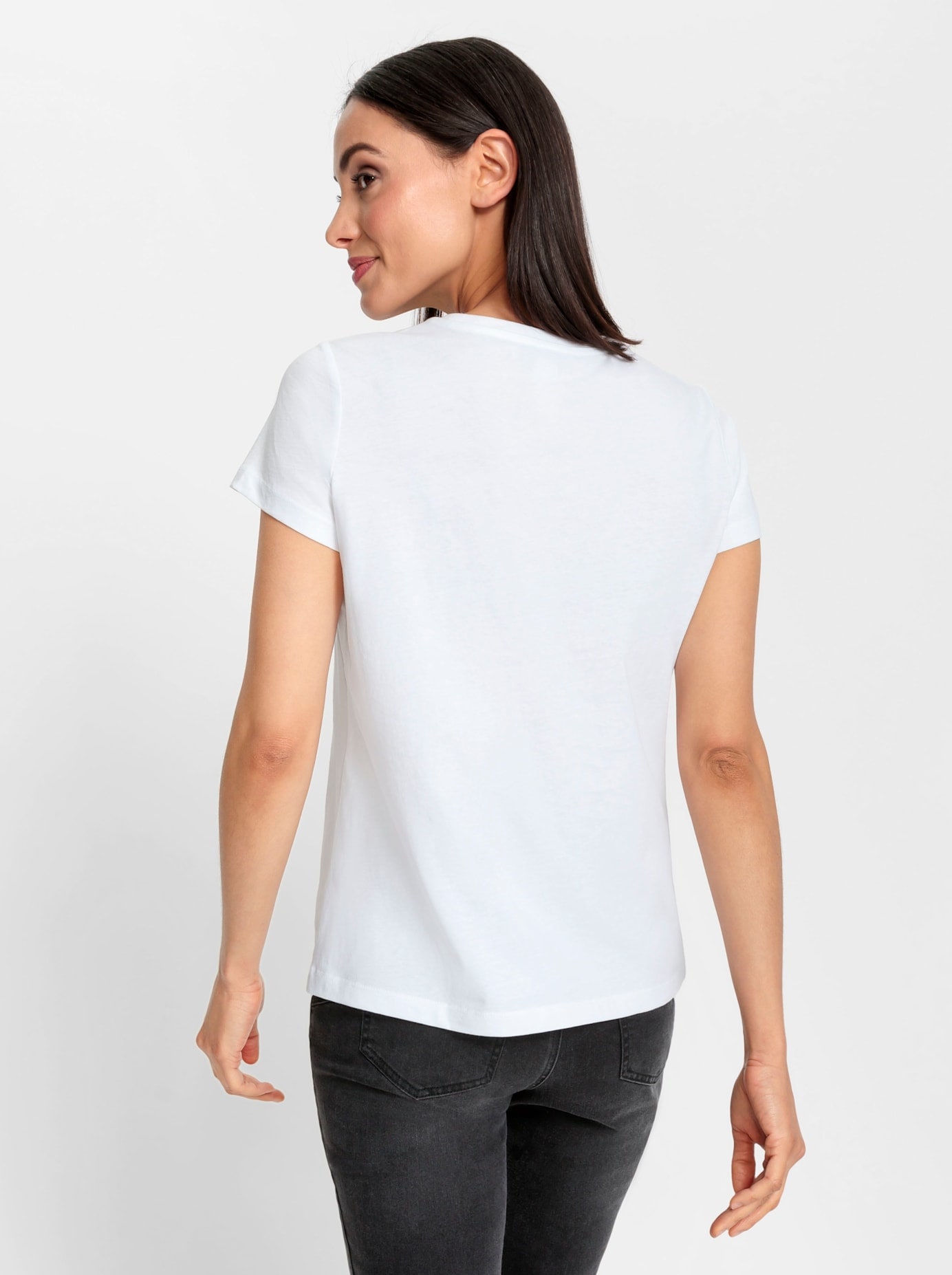 heine T-Shirt »Druck-Shirt«, (1 tlg.)