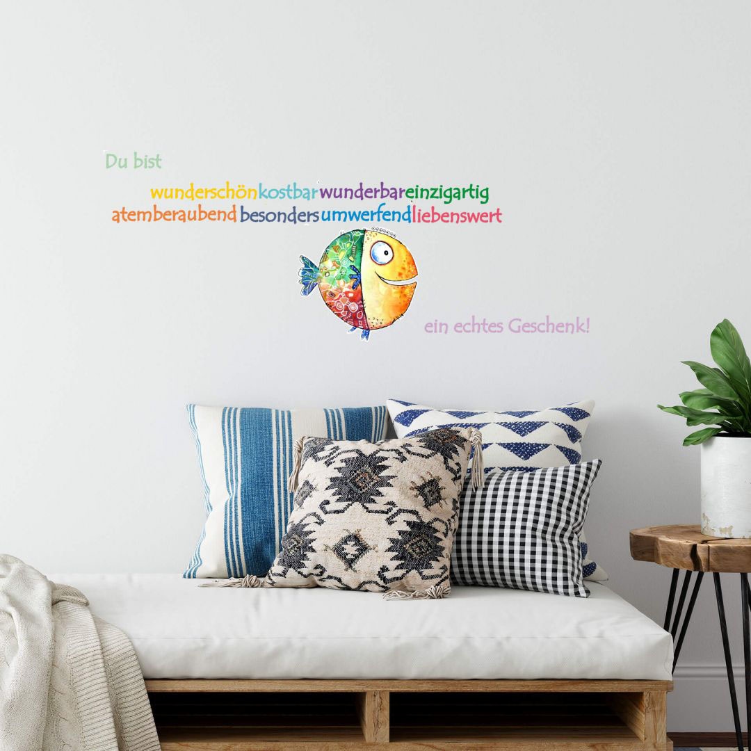Wall-Art Wandtattoo »Lebensfreude Du bist wunderbar«, (1 St.) online  bestellen | Jelmoli-Versand