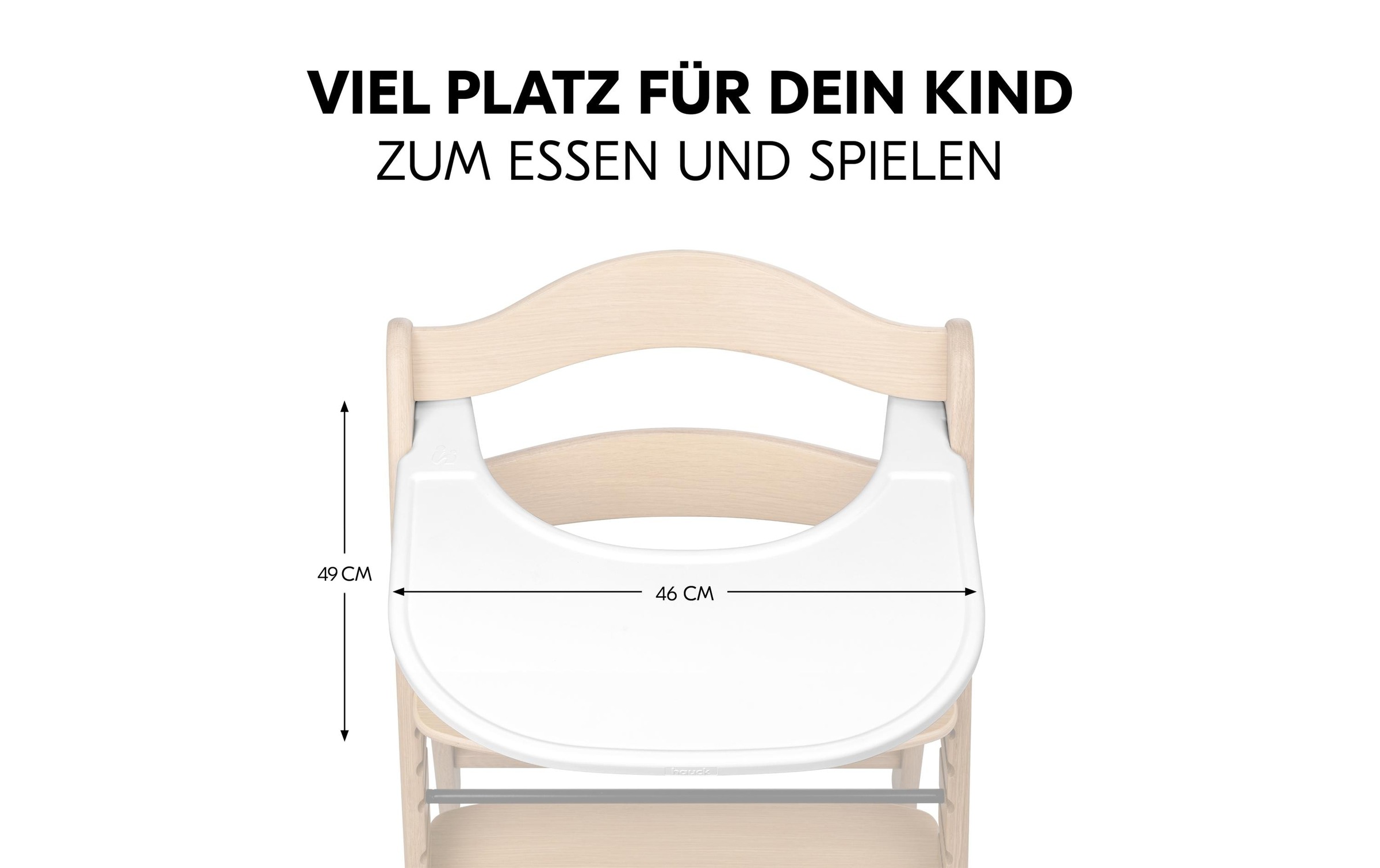 Hauck Hochstuhltablett »Arketa Click Tray White«