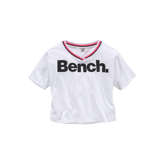 ✵ Bench. T-Shirt, (Set, 2 tlg., mit Top), mit farbigem Halsausschnitt  online kaufen | Jelmoli-Versand