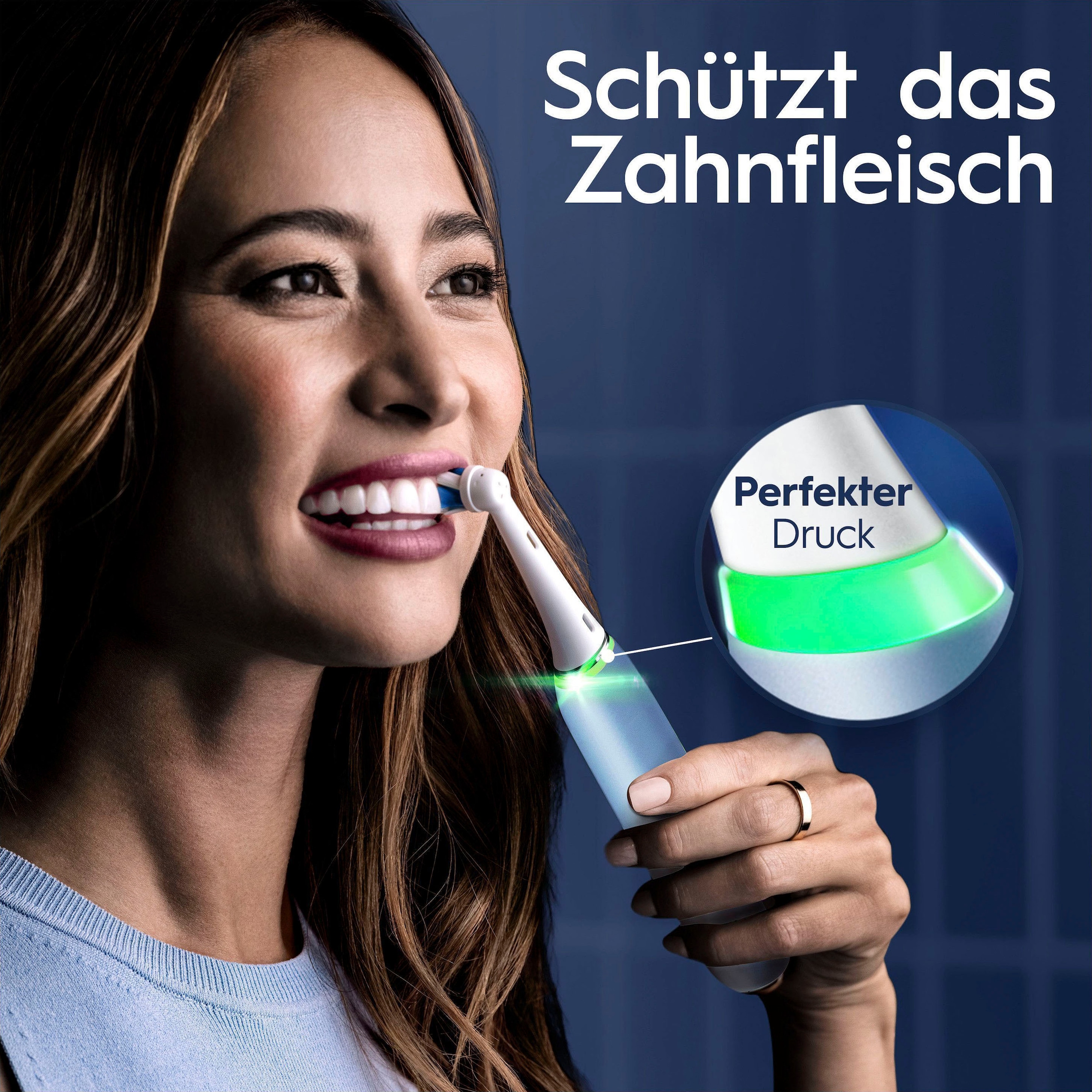 Oral-B Elektrische Zahnbürste »iO 9 Luxe Edition«, 1 St. Aufsteckbürsten, mit Magnet-Technologie, 7 Putzmodi, Farbdisplay & Lade-Reiseetui
