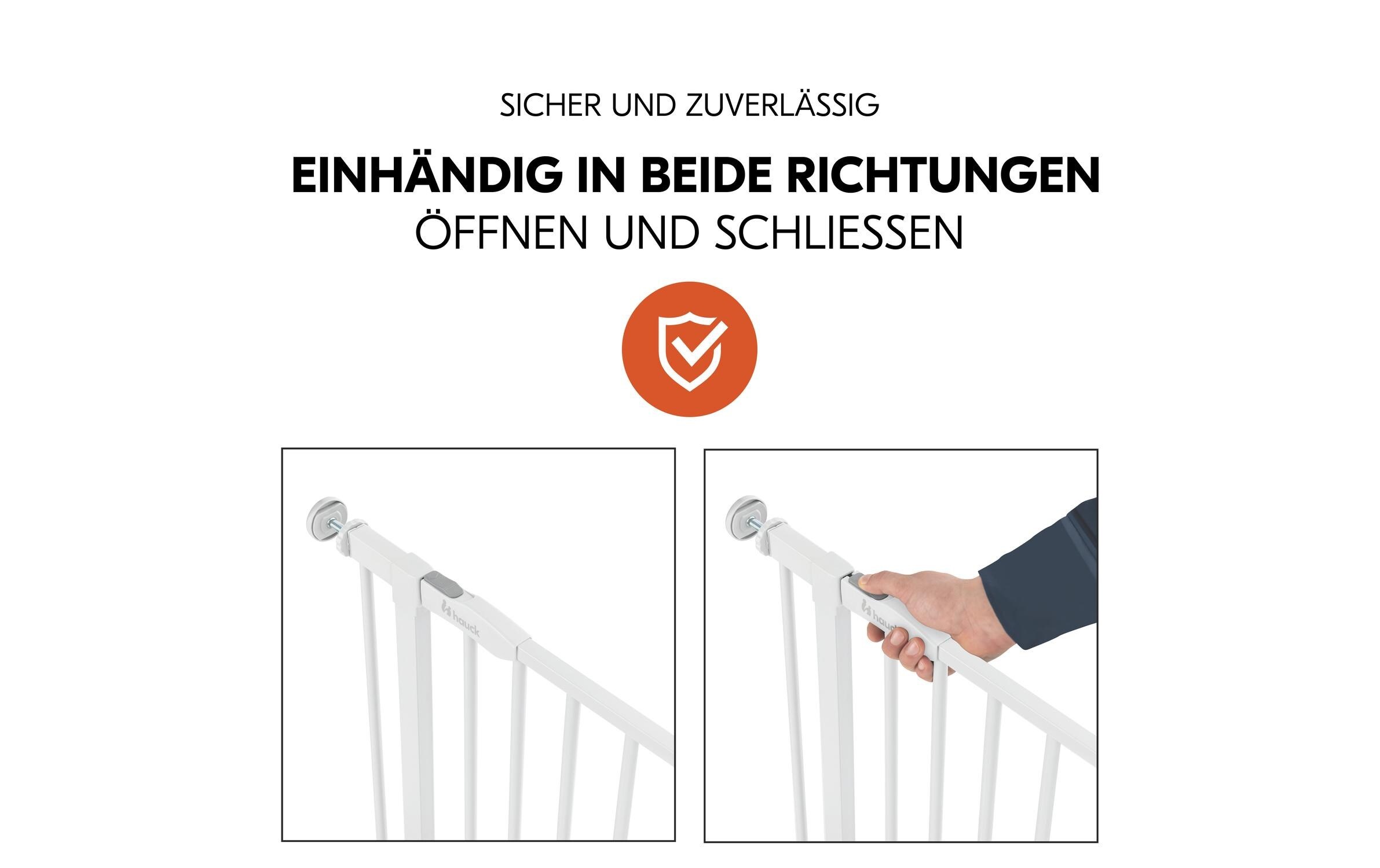 Hauck Türschutzgitter »Open N Stop 2 9 cm Weiss«