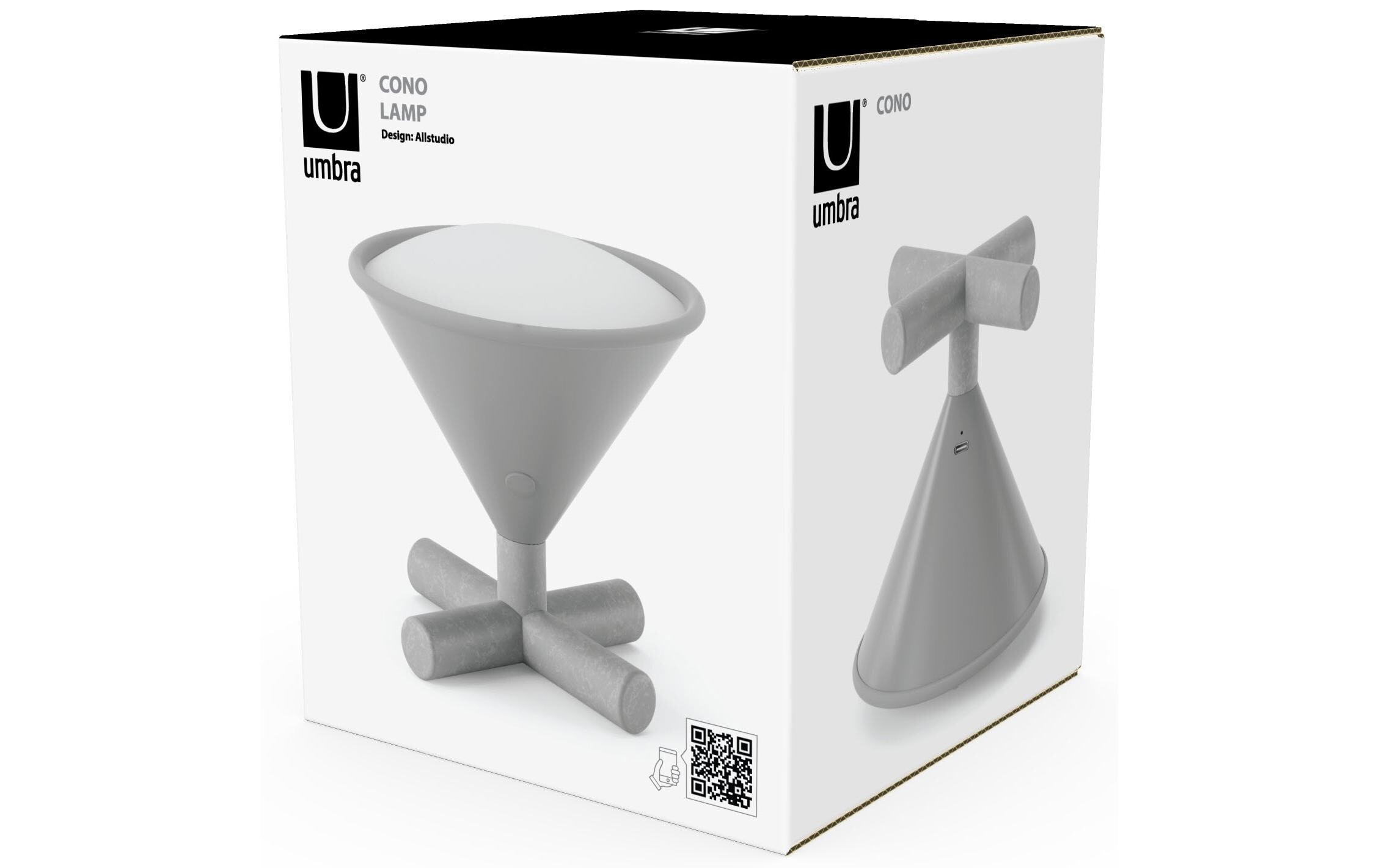 Umbra Tischleuchte »Cono Grau«