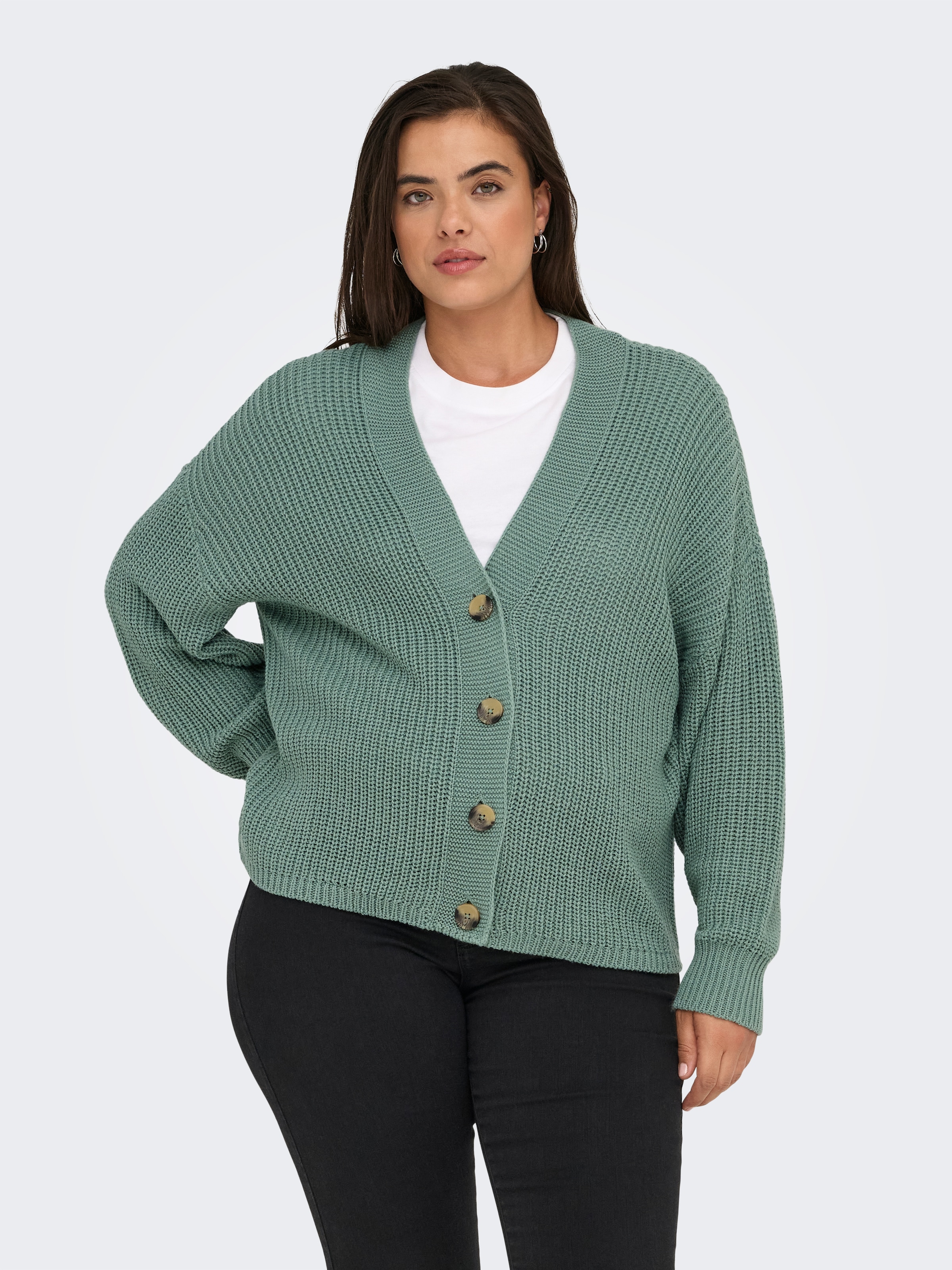 ONLY CARMAKOMA Strickjacke »CARCAROL NICE L/S CARDIGAN KNT NOOS«