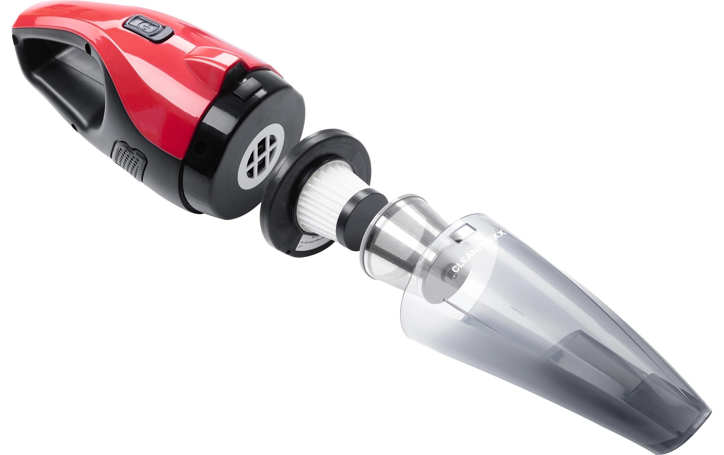 CLEANmaxx Akku-Handstaubsauger »Rot/Schwarz«