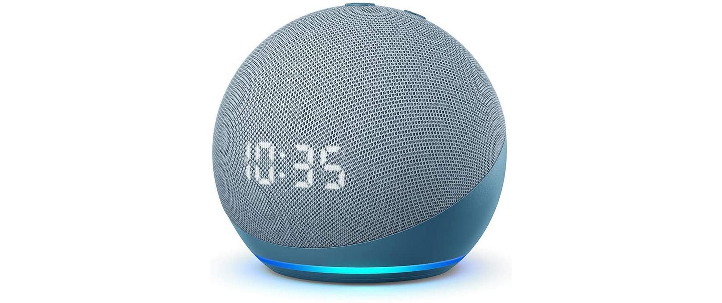 Amazon BluetoothSpeaker »Amazon Echo Dot 4. Gen. mit Uhr Blaugrau