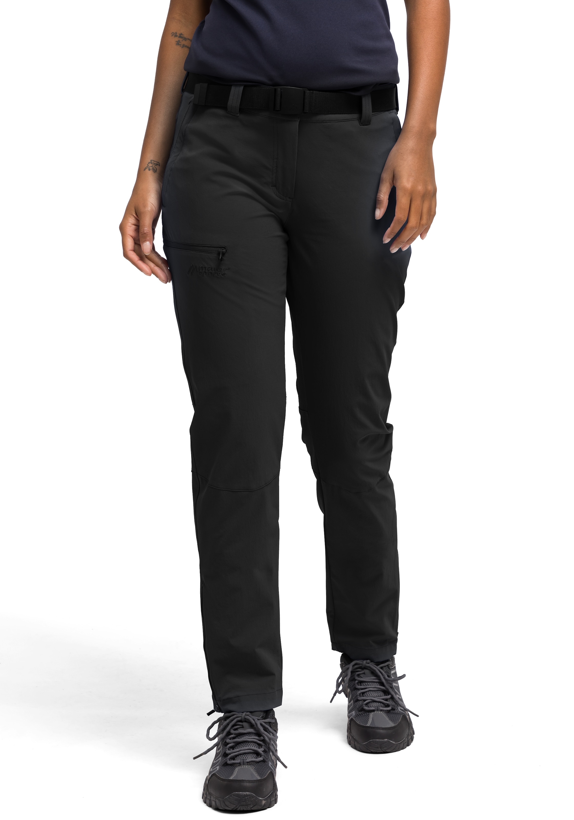 Maier Sports Funktionshose »Inara slim«, Herren Wanderhose, atmungsaktive Outdoor-Hose, 4 Taschen, Slim Fit