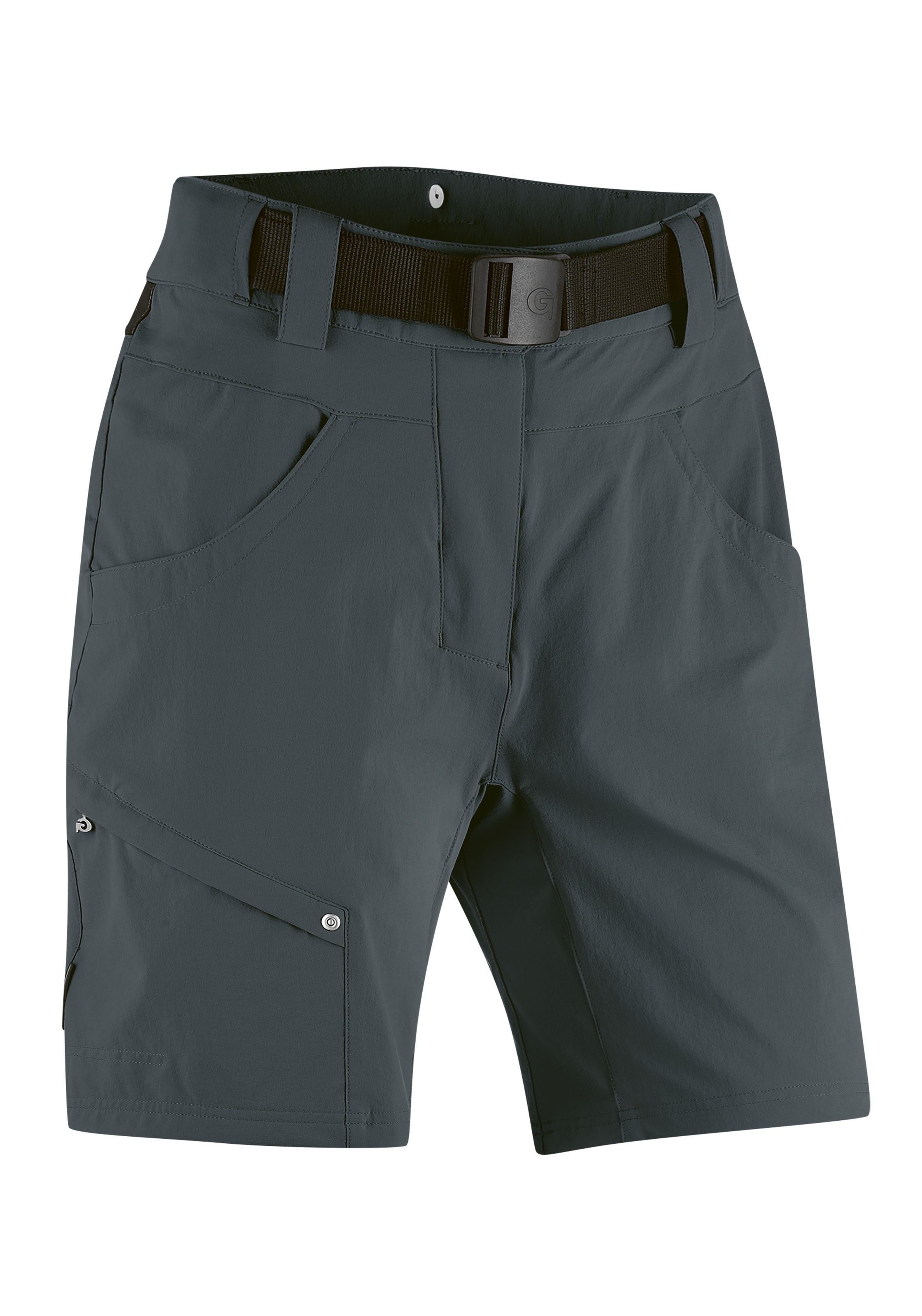 Gonso Fahrradhose »Mira Basic« kurze Damen Radhose mit Sitzpolster, wasserabweisend, inkl. Gürtel