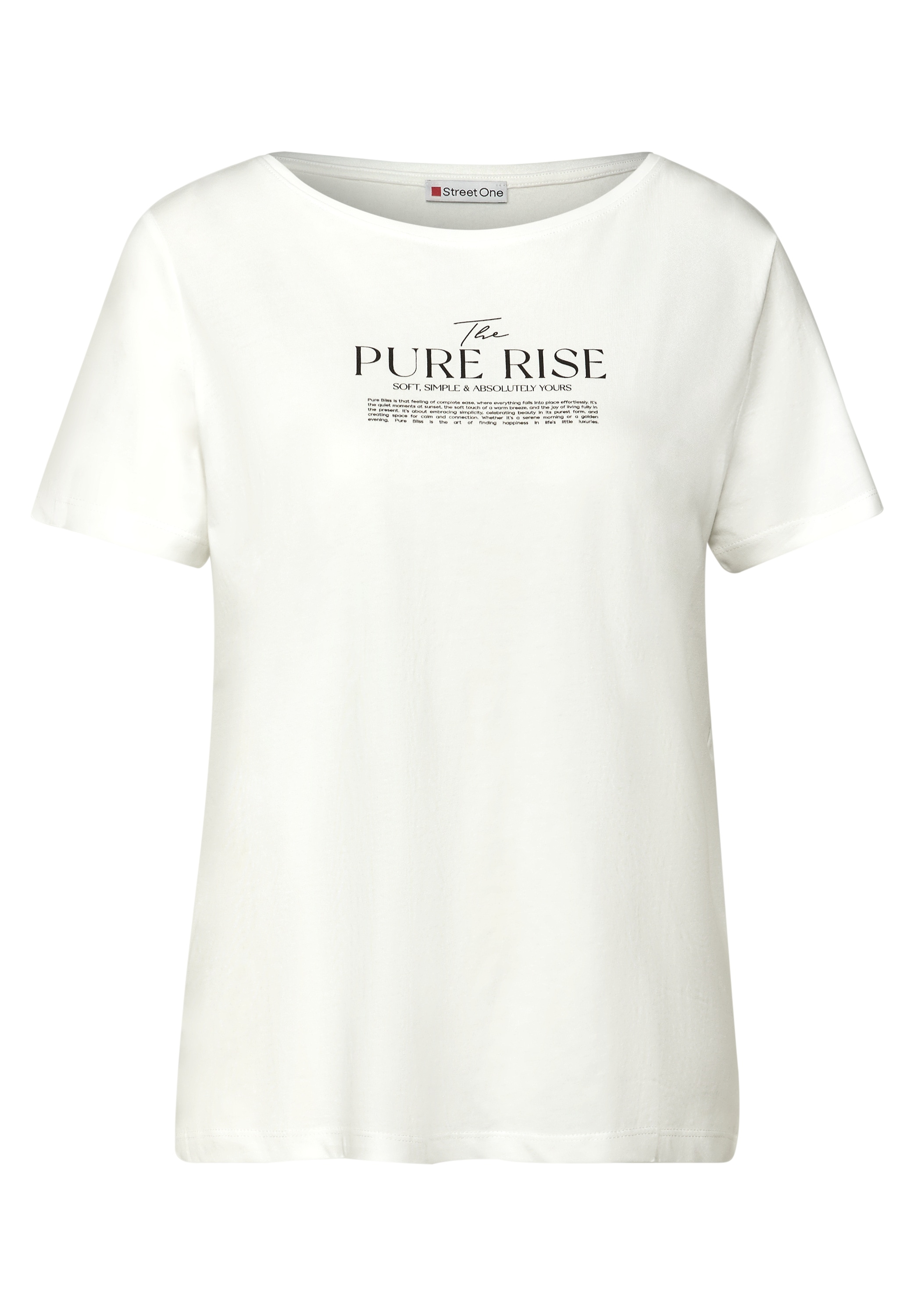 STREET ONE T-Shirt, mit Wording Artwork