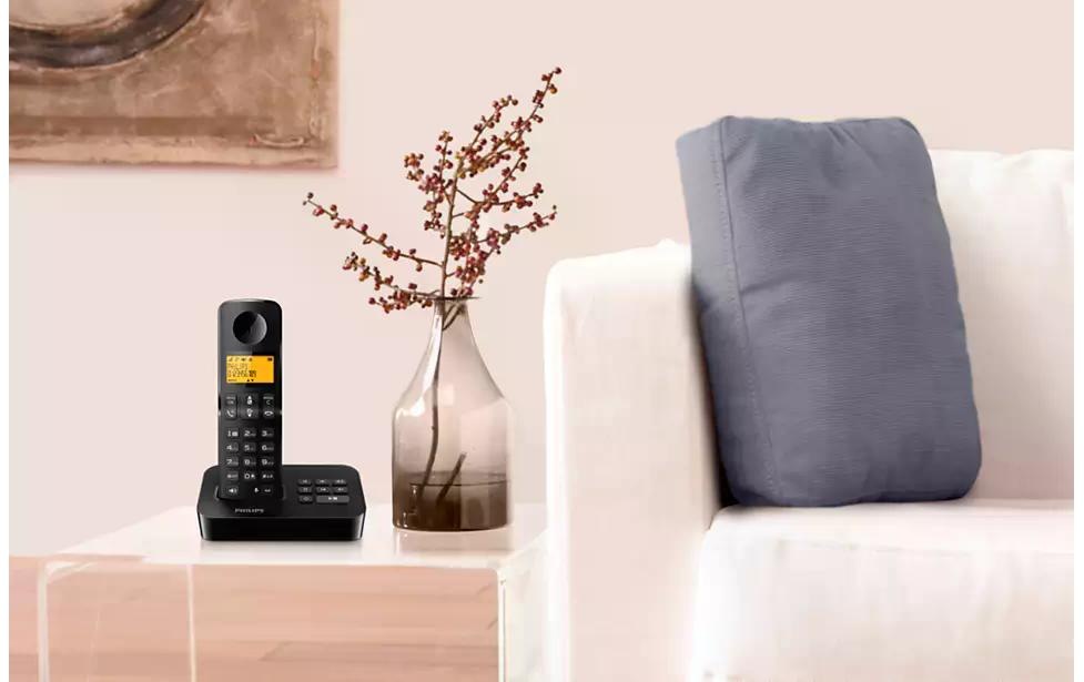 Philips Schnurloses DECT-Telefon »Philips D2651B Schwarz«