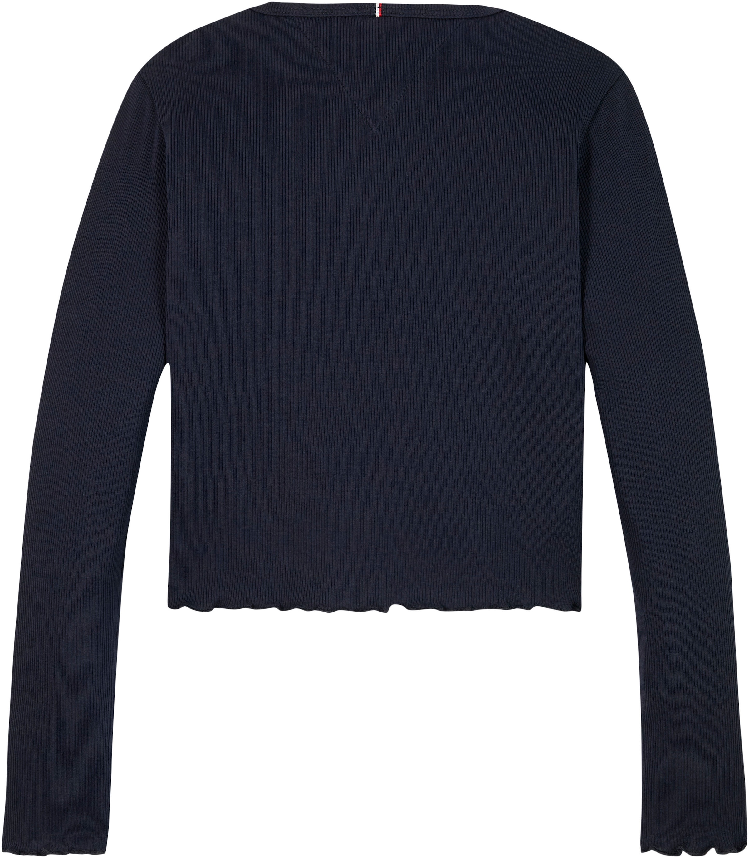 Tommy Hilfiger Langarmshirt »ESSENTIAL RIB TOP L/S«, mit Babylock Saum