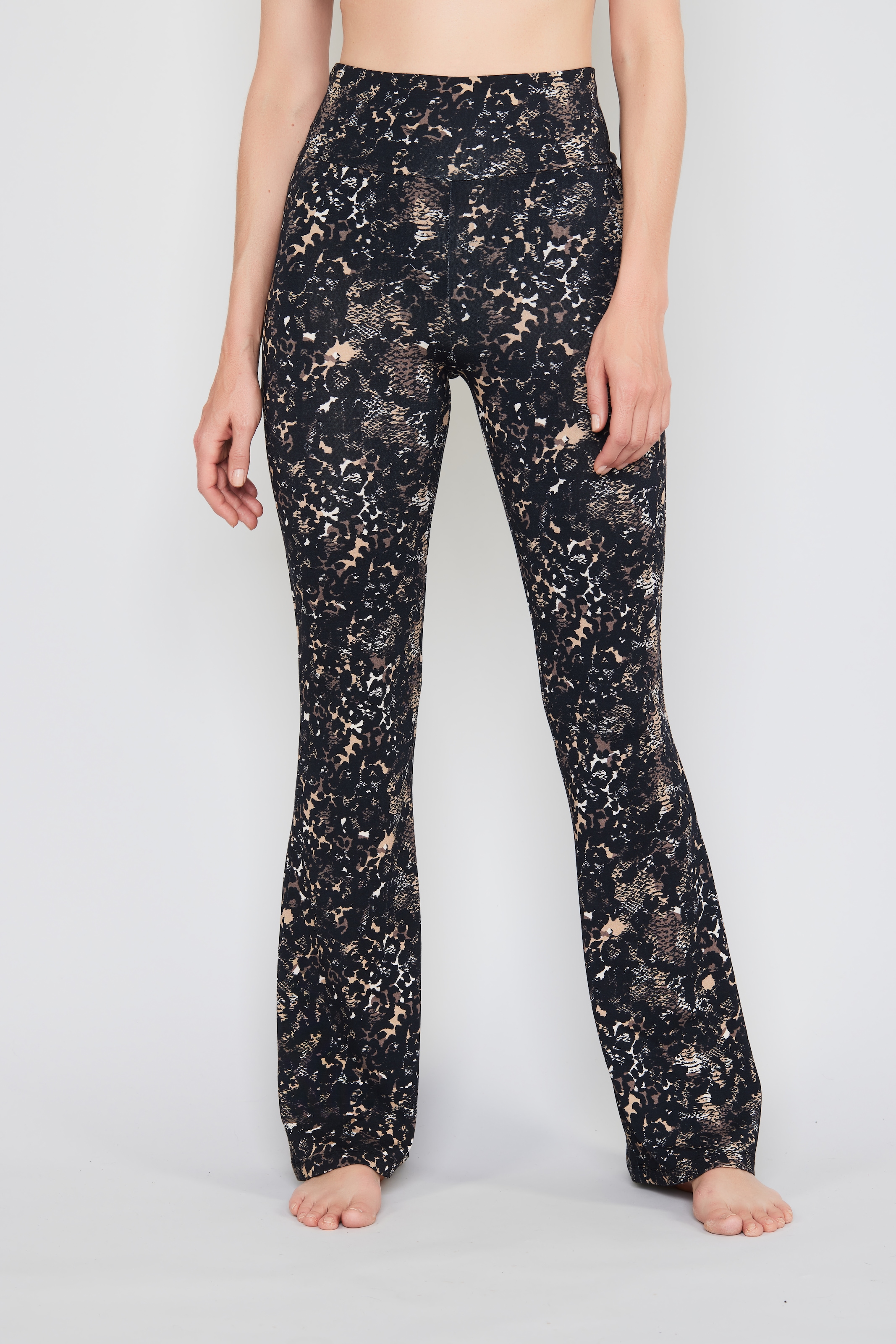 JOOP! Jeans Leggings »After Dark (JOOP! Jeans)« Animal-Look, Flare Fit, elastischer Bund