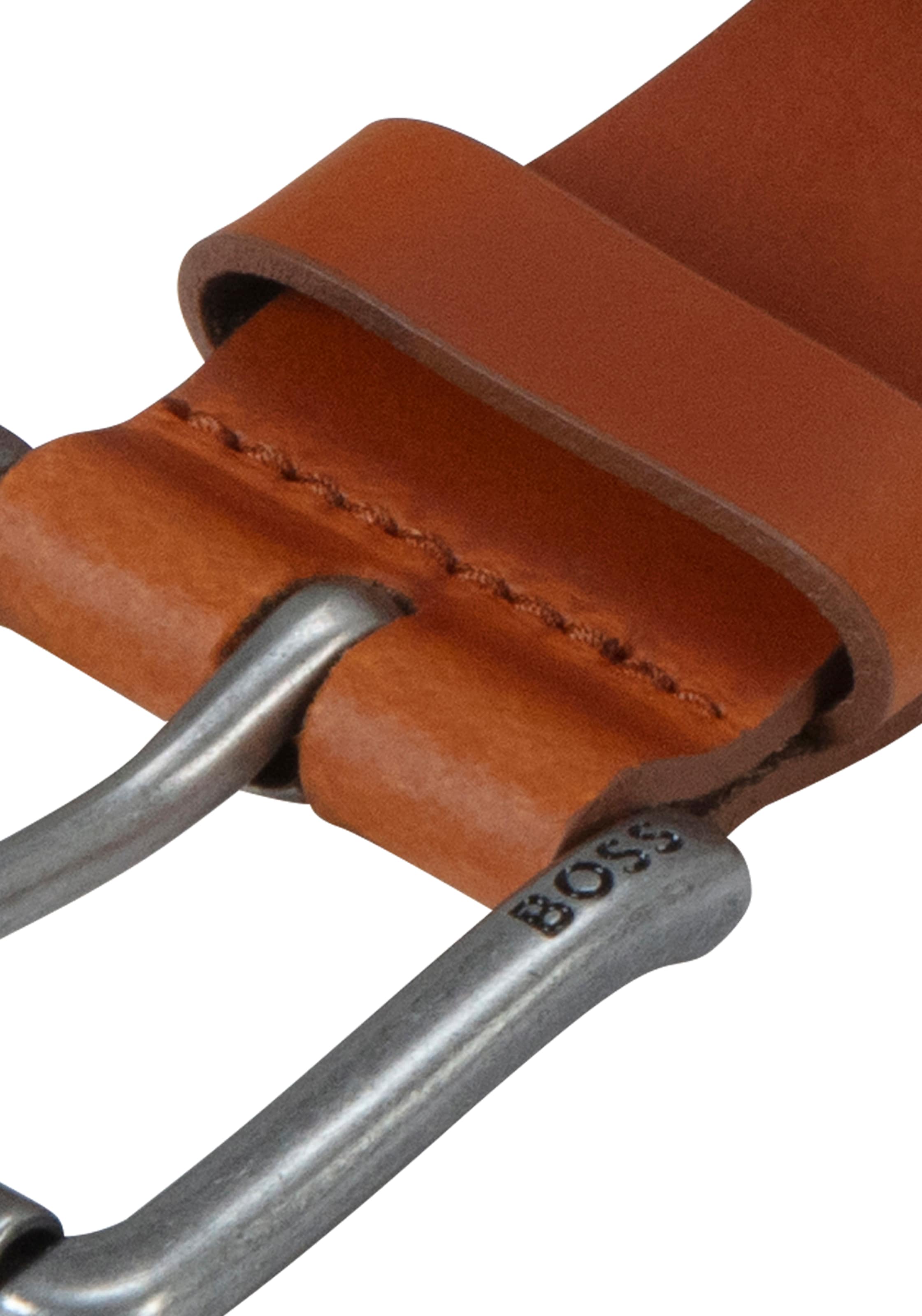 BOSS Ledergürtel »Joris Sz40«, mit Logo auf der Dornschliesse