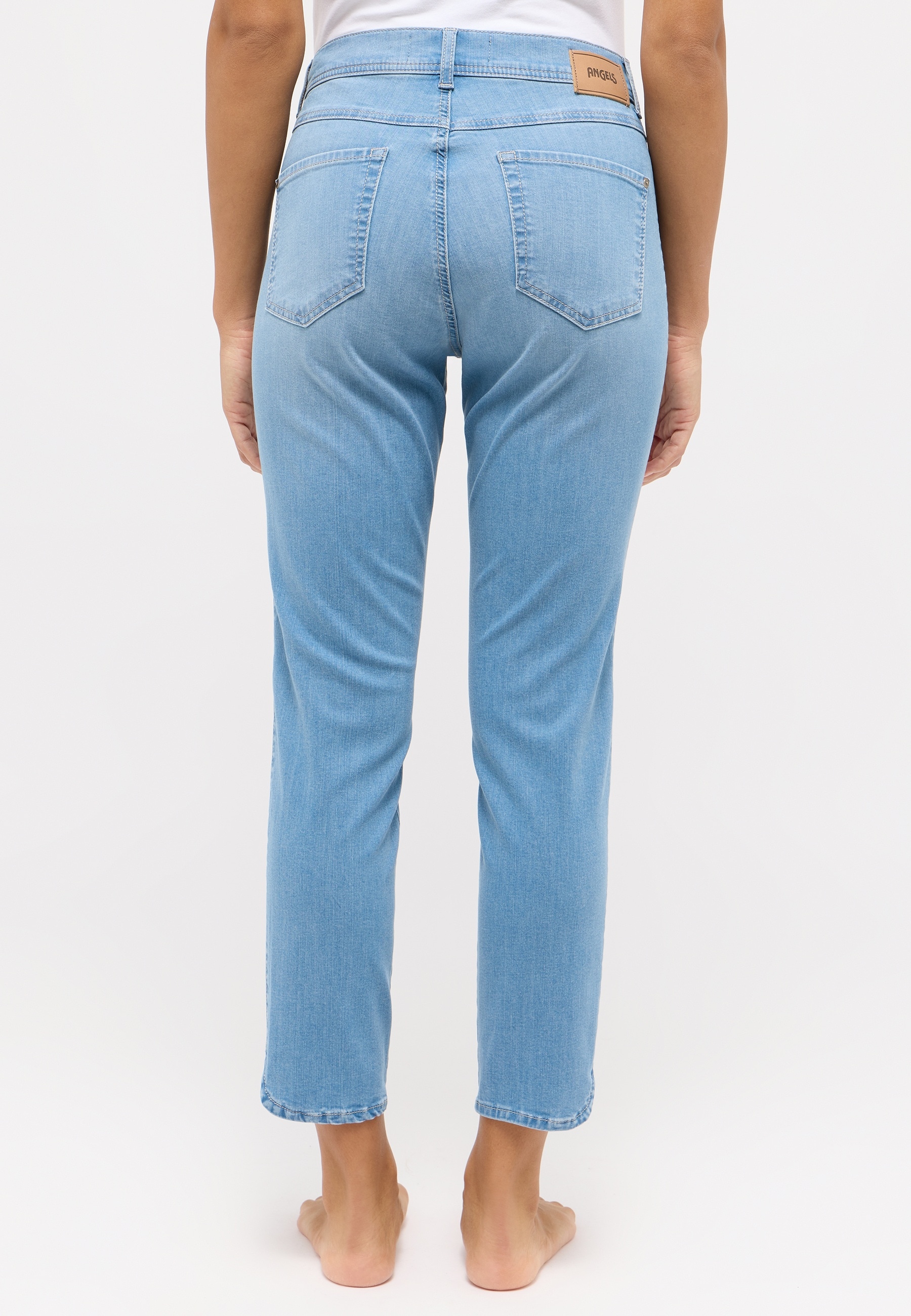 ANGELS Ankle-Jeans »ORNELLA SPARKLE«, mit Glitzersteinchen Applikation