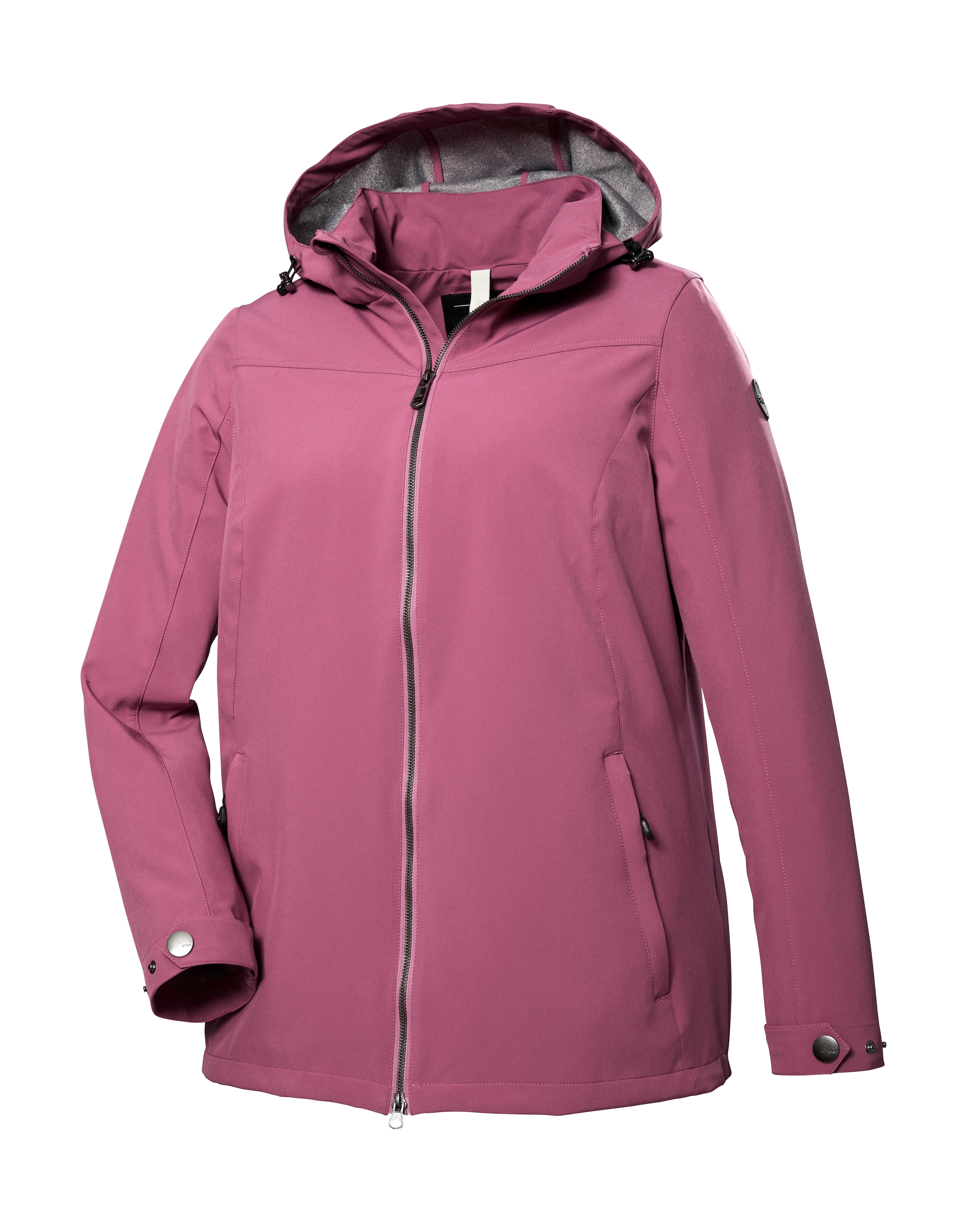 STOY Softshelljacke »STS 1 WMN SFTSHLL JCKT«, Damen Softshelljacke: wasserabweisend, winddicht, atmungsaktiv