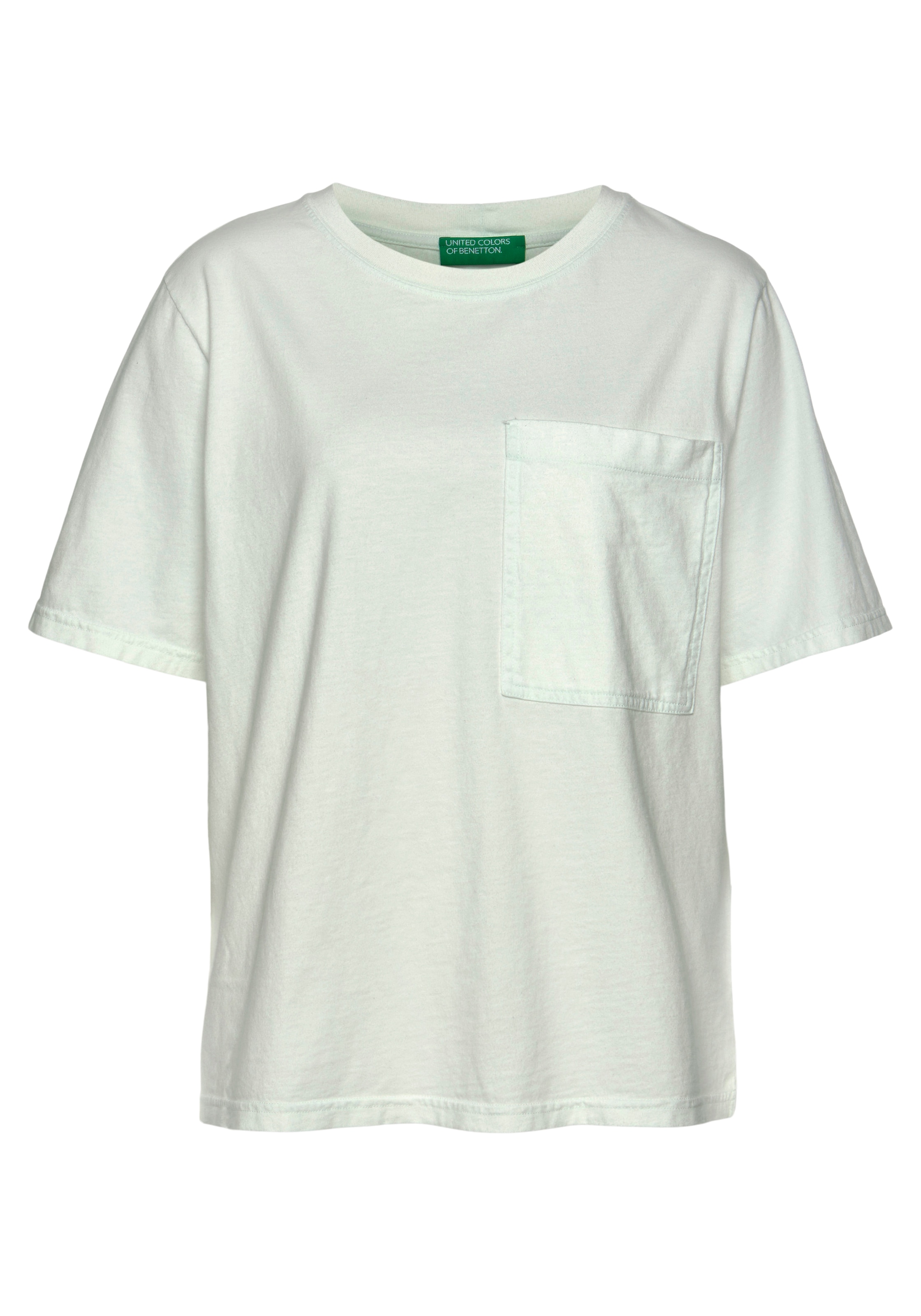 United Colors of Benetton T-Shirt, mit einer grossen, aufgesetzten Brusttasche