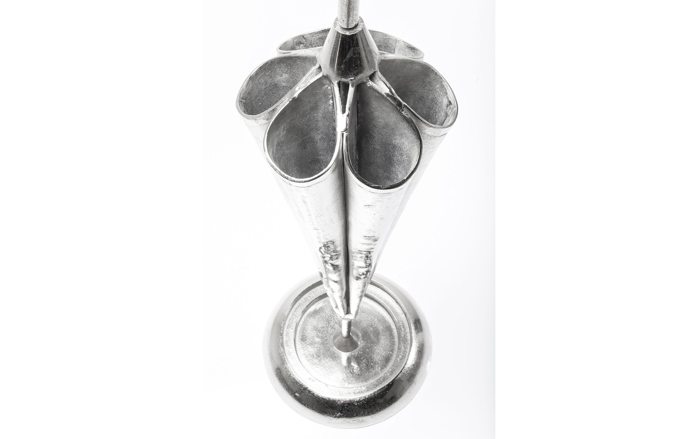 Kare Design Schirmständer »Umbrella 100 cm, Silberfarben«