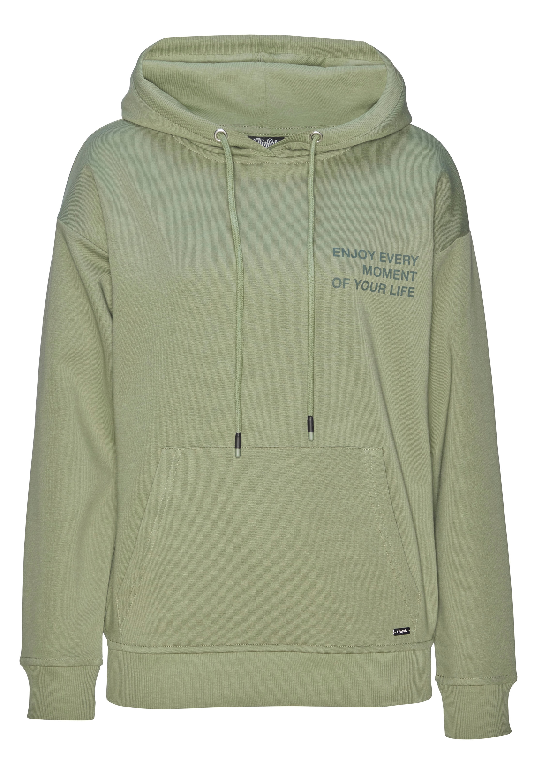 Buffalo Hoodie, mit Statement Druck, Loungeanzug