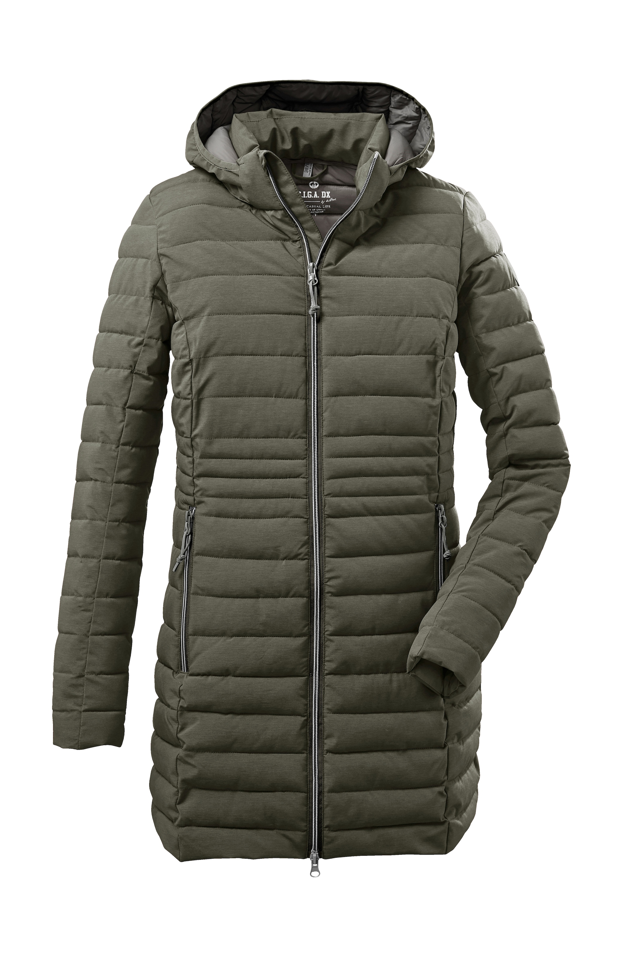 G.I.G.A. DX by killtec Parka »Bacarya«, Schmaler, wasserabweisender Damenparka mit abnehmbarer Kapuze