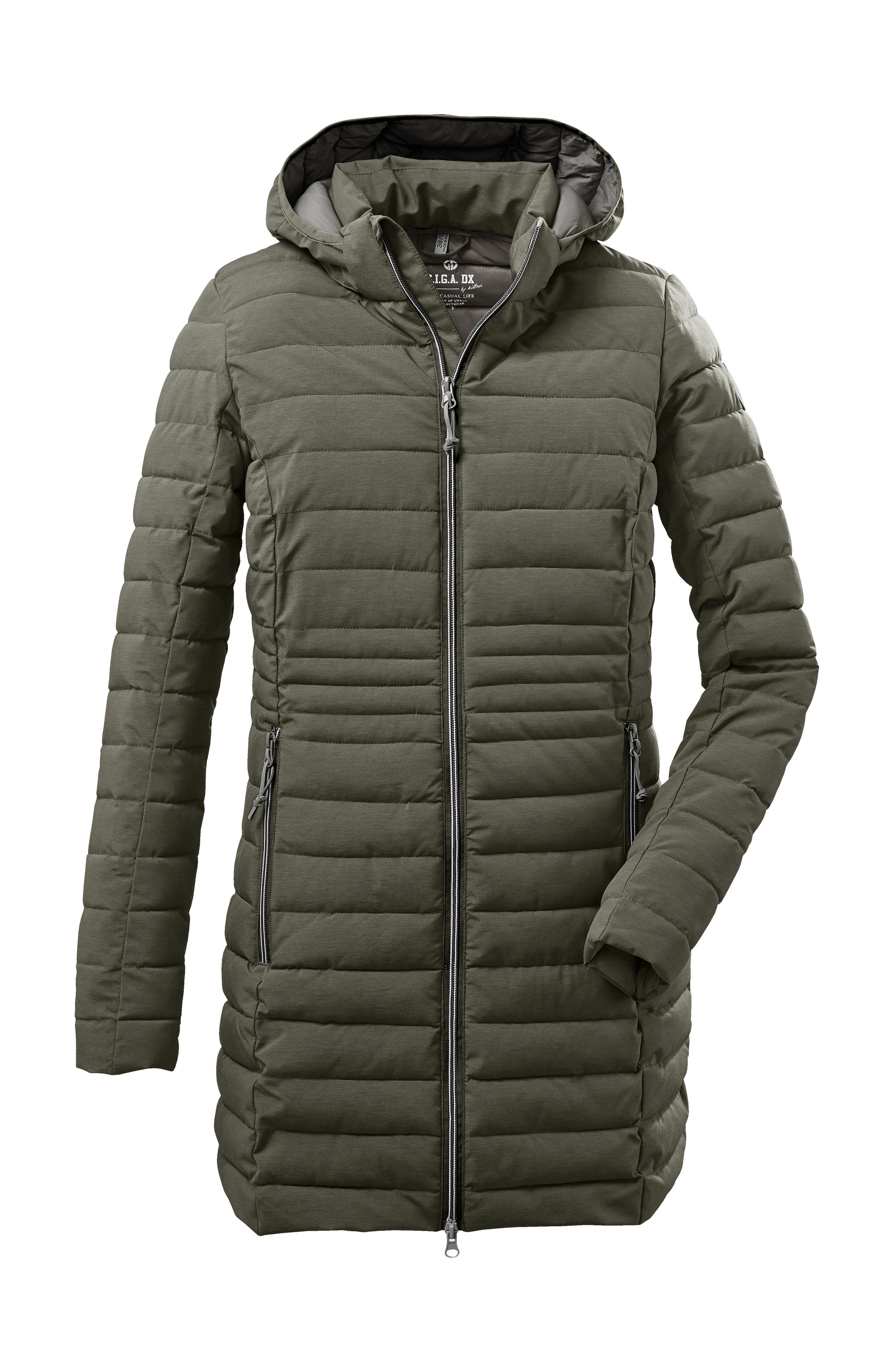 G.I.G.A. DX by killtec Parka »Bacarya« Schmaler, wasserabweisender Damenparka mit abnehmbarer Kapuze