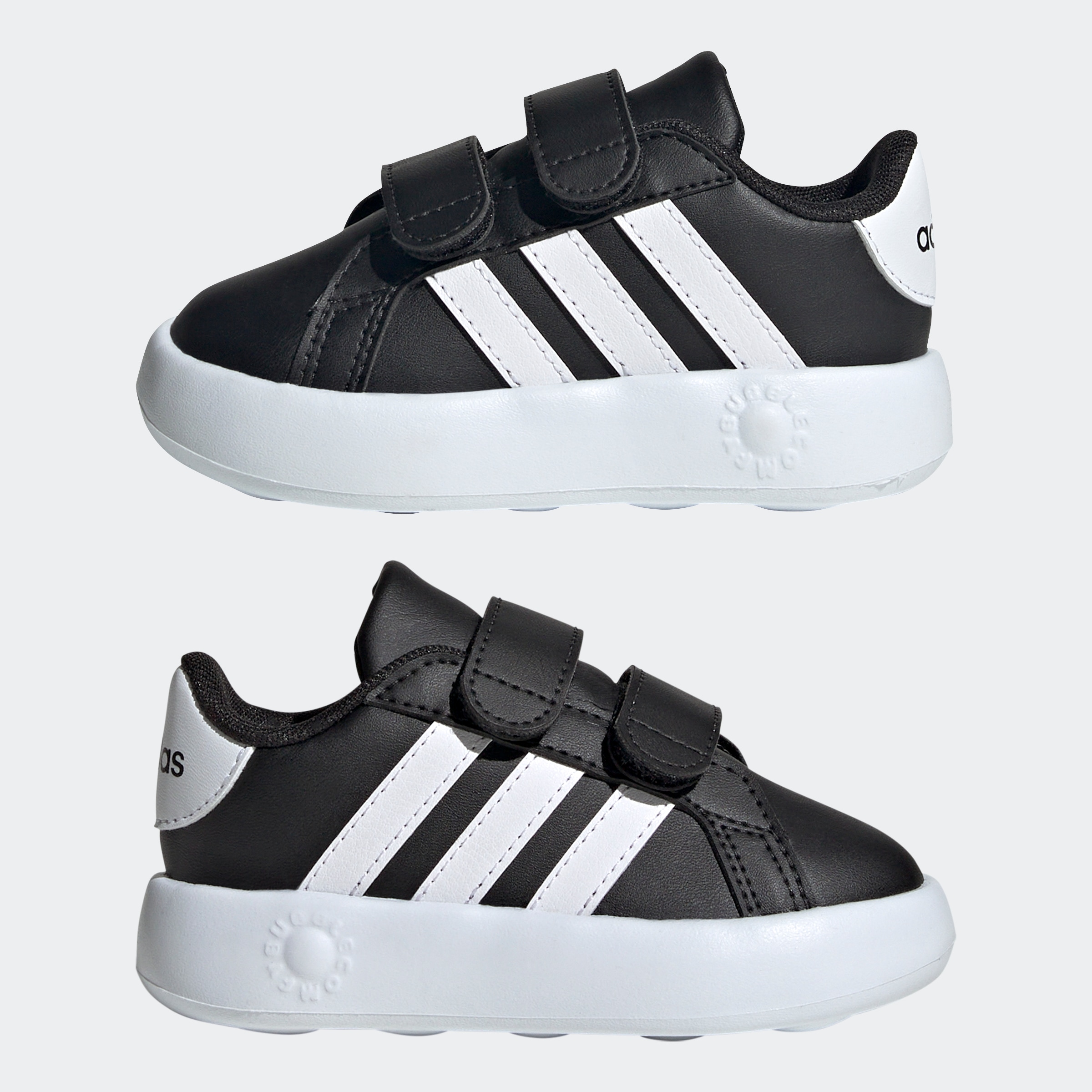 adidas Sportswear Klettschuh »GRAND COURT 2.0 KIDS«, Design auf den Spuren des adidas Superstar, für Kinder