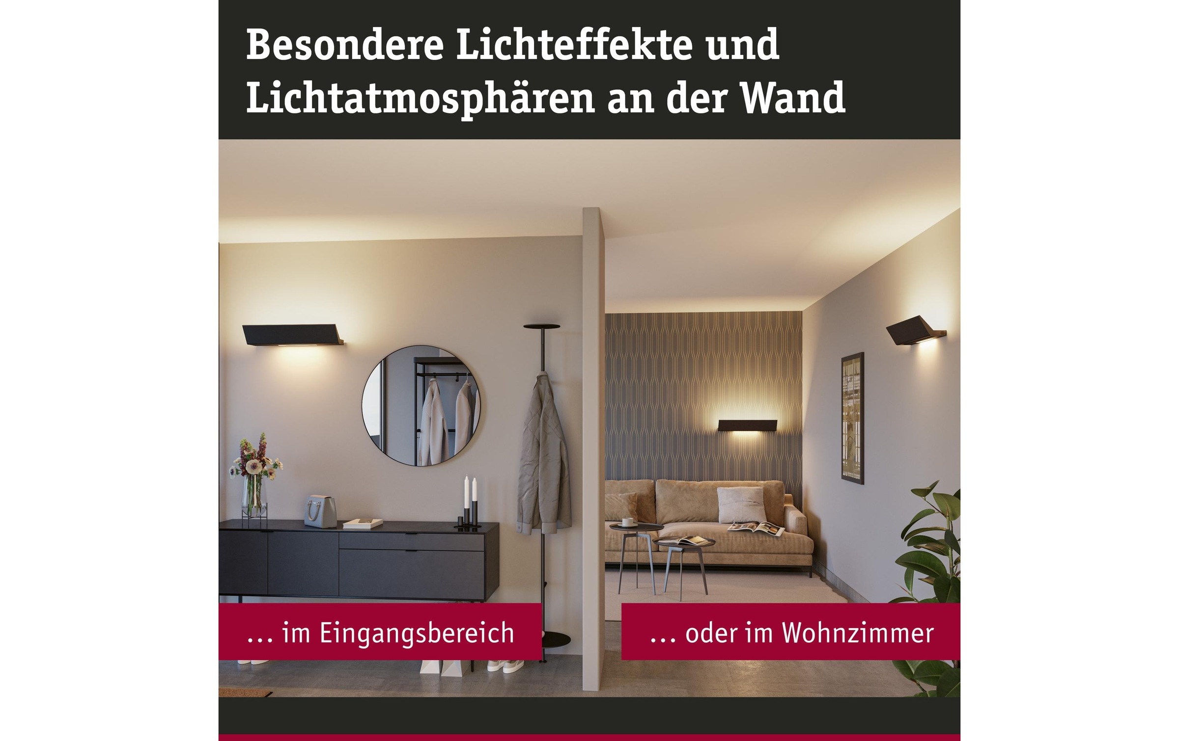 Paulmann Wandleuchte »Ranva WL Zigbee«