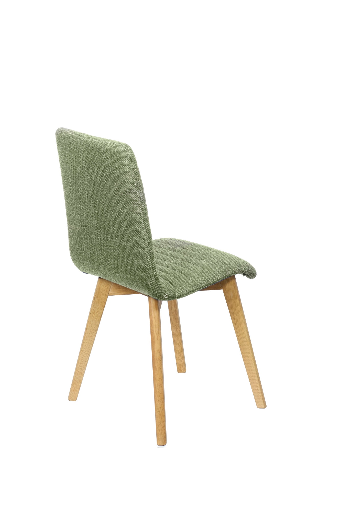 Home affaire 4-Fussstuhl »Arosa Esszimmerstuhl, Polsterstuhl, Küchenstuhl, Speisestuhl, Essstuhl«, (Set), 2 St., Chenille, 2er-Set, Beine aus Massivholz Eiche oder Buche, mit gestepptem Stoff