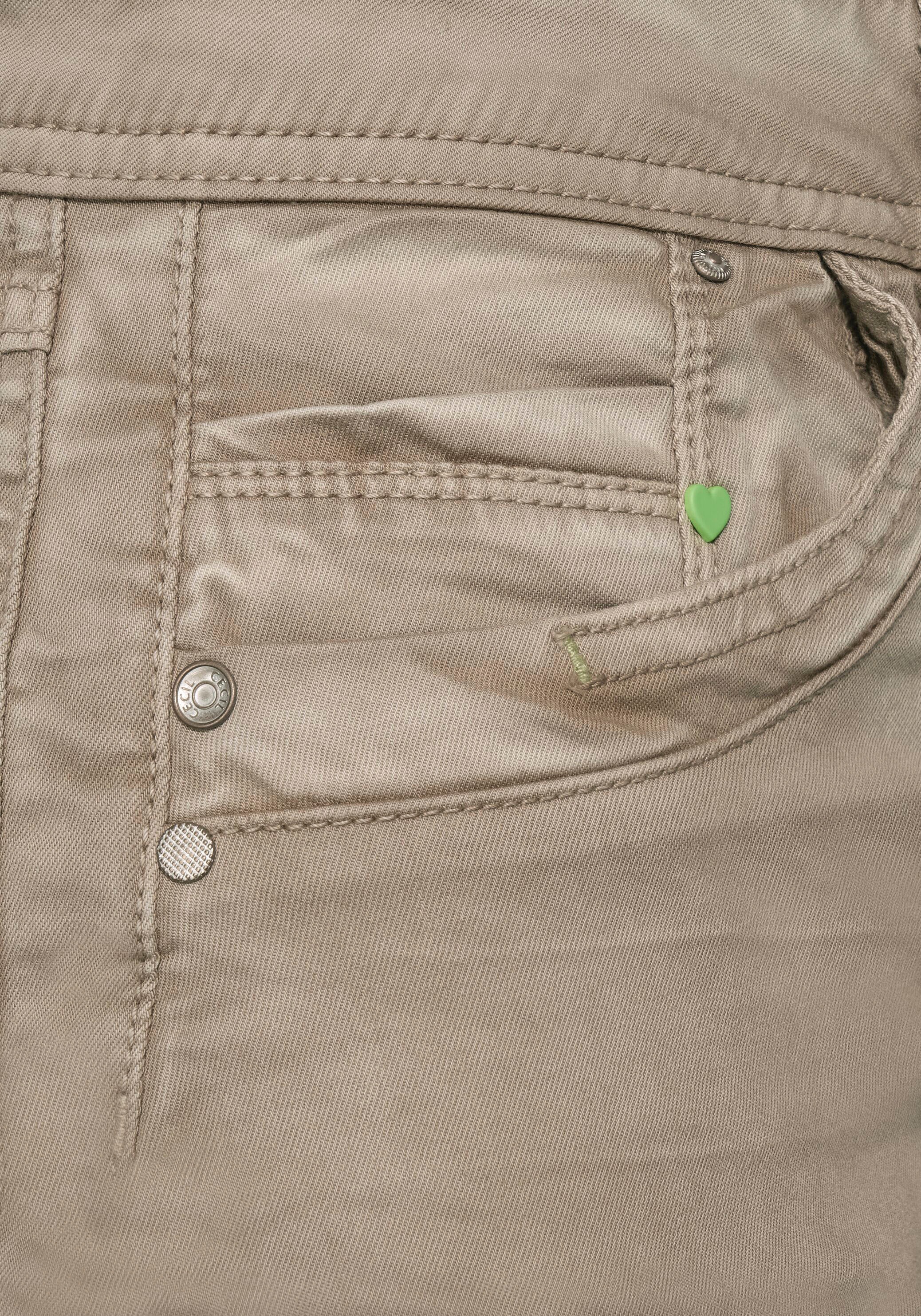mit New »Style bei verzierten shoppen 5-Pocket-Hose Jelmoli-Versand Taschen online Cecil Schweiz York«,