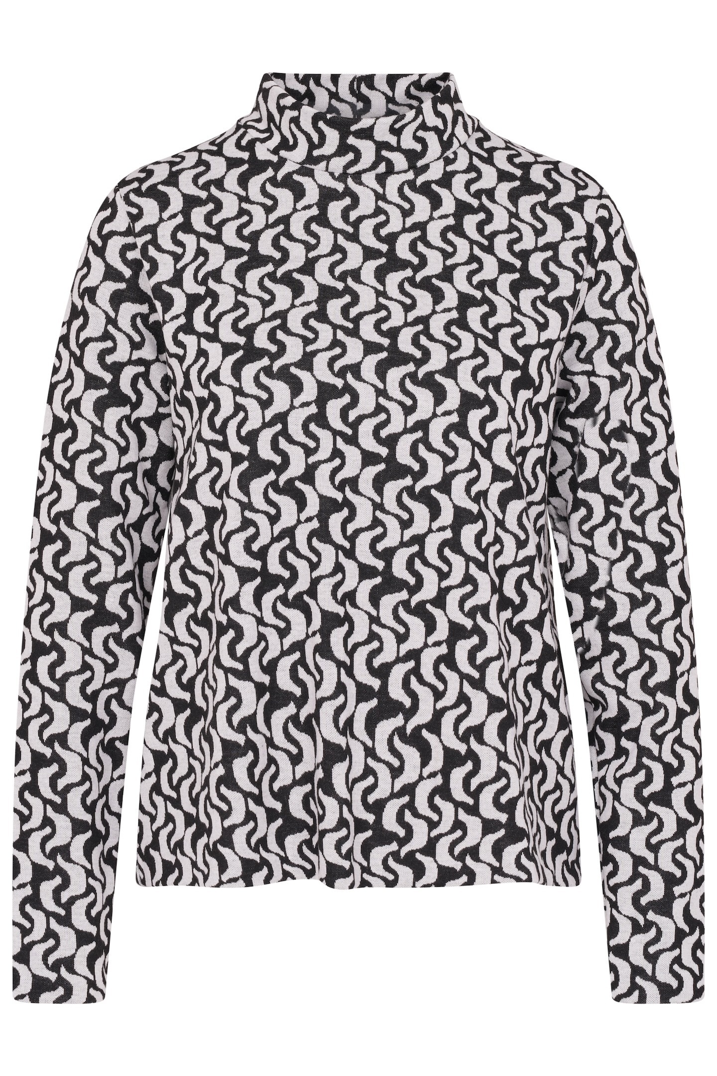 bugatti Langarmshirt, mit grafischen Mustern